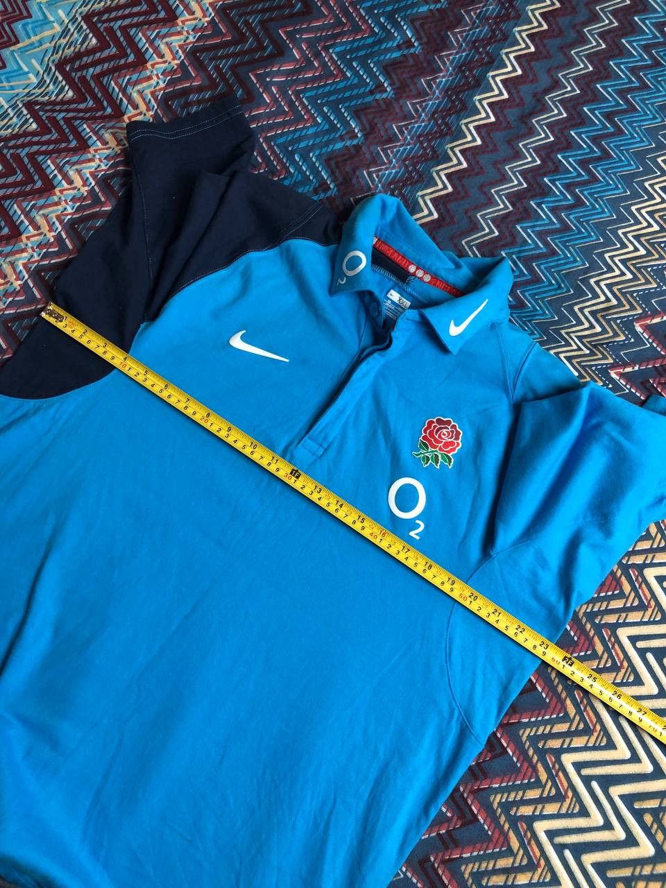 Nike × Vintage 90s Nike Central Swoosh Vintage Y2K Oversized Retro T-Shirt Size US XXL / EU 58 / 5 - 14 Thumbnail