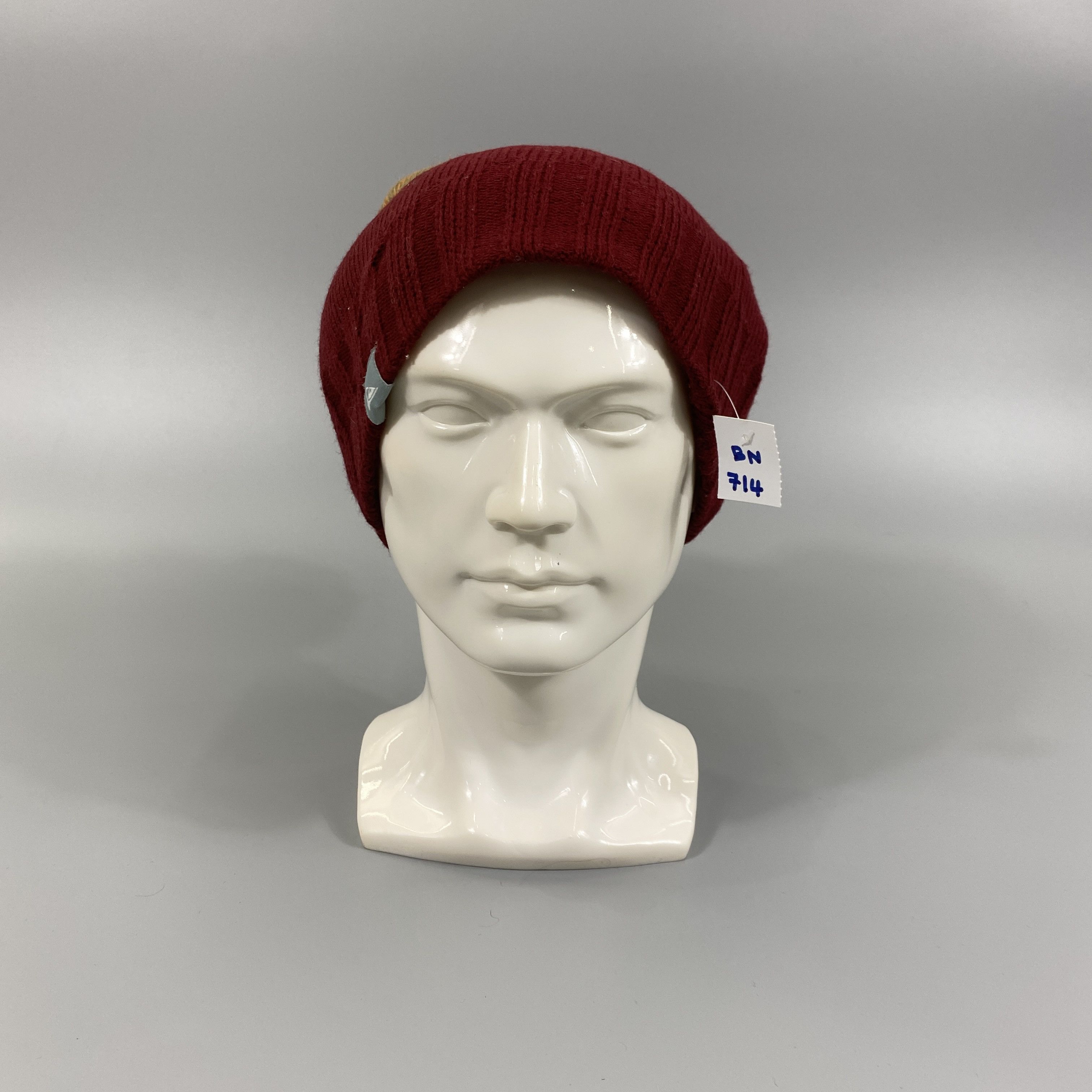 Japanese Brand Stripes Beanie Pom Pom -BN714 Size ONE SIZE - 3 Thumbnail