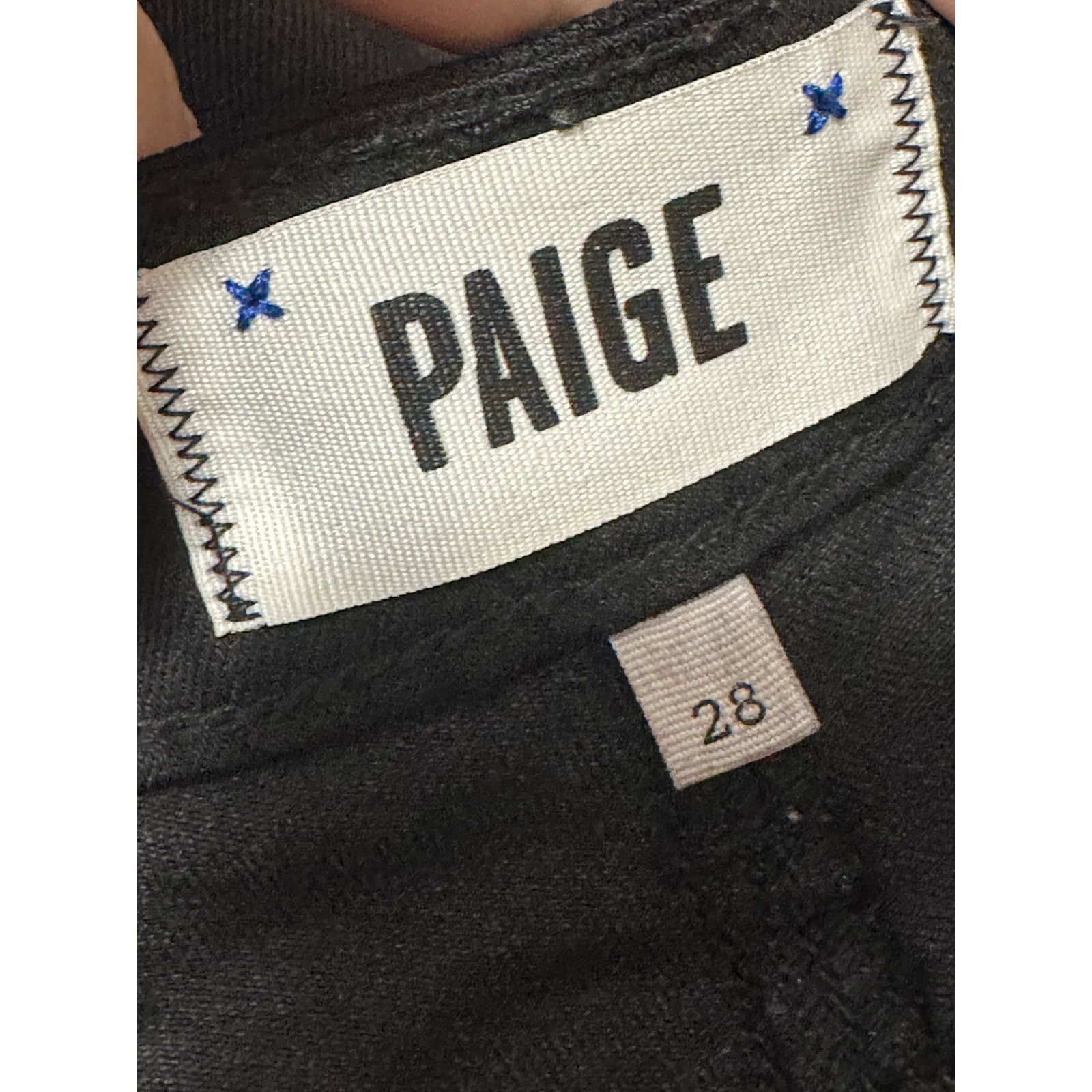 Paige Paige black coated skinny jeans size 28 Size 28" / US 6 / IT 42 - 3 Thumbnail