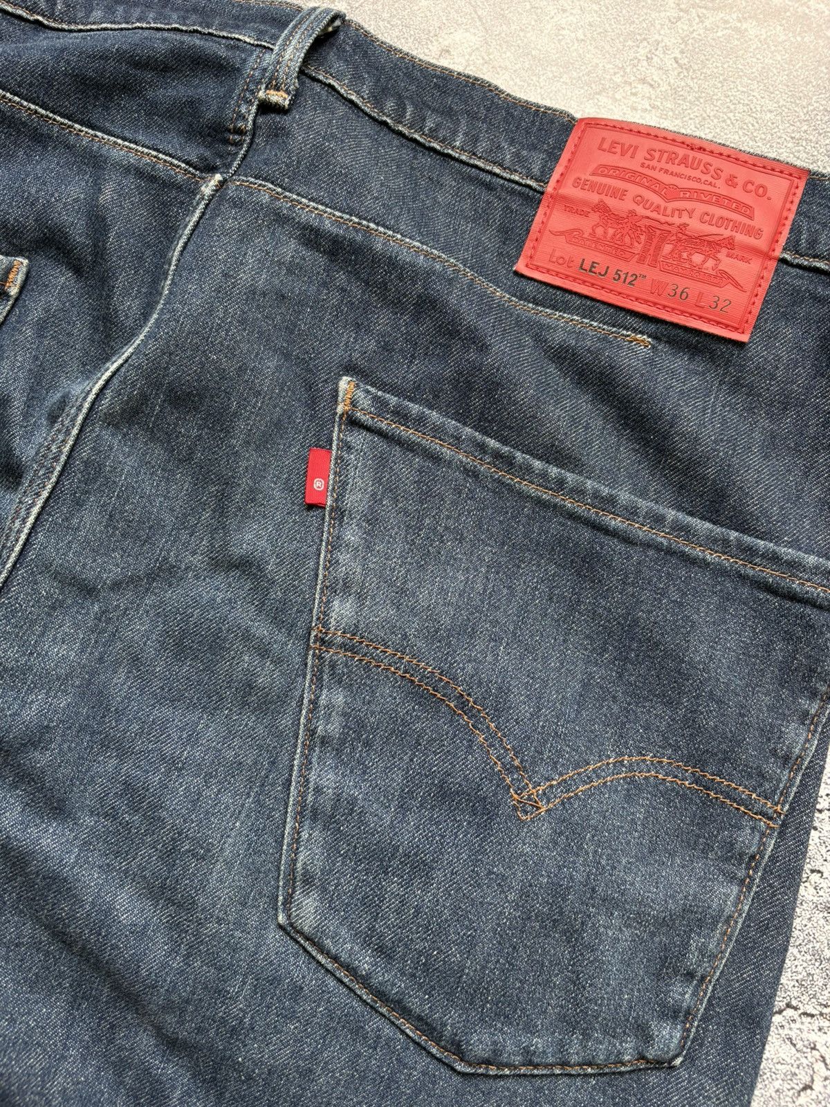 Levi's Levis Engineered LEJ 512 Twisted Leg Premium Denim Jeans Size US 36 / EU 52 - 7 Thumbnail