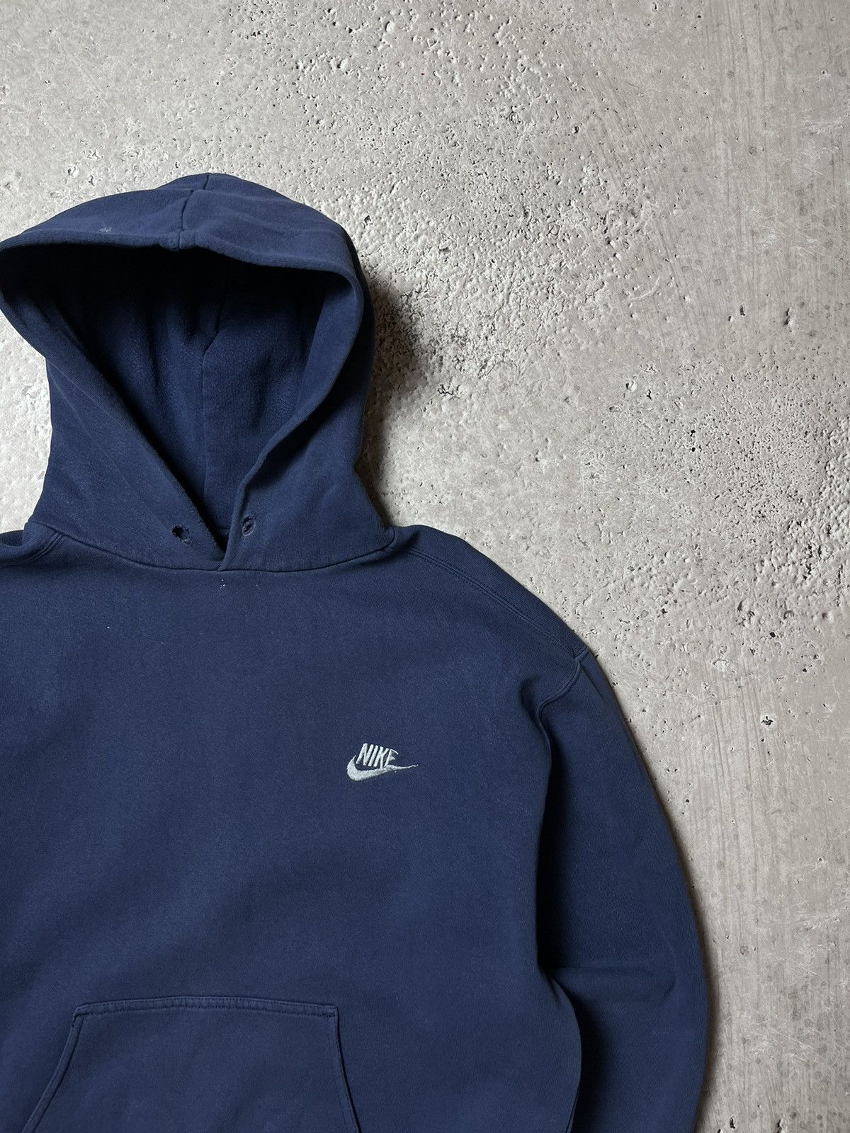 Nike × Vintage Nike Vintage Y2K Fade Black Hoodie Sweatshirt Drill Size US M / EU 48-50 / 2 - 2 Thumbnail