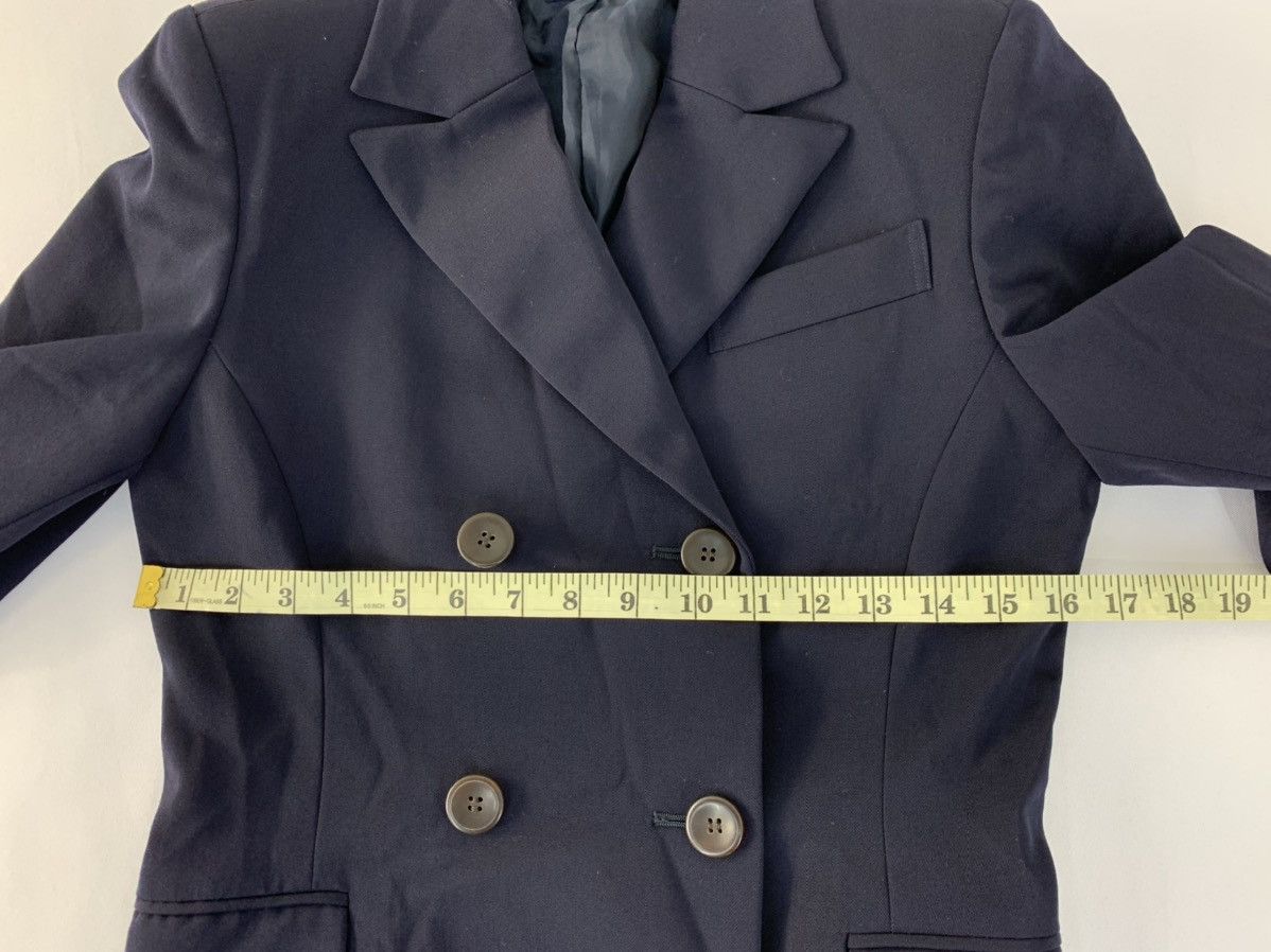Japanese Brand 90s Carpini Tessuti D’italia Body Dressing Double Breasted Size S / US 4 / IT 40 - 10 Thumbnail