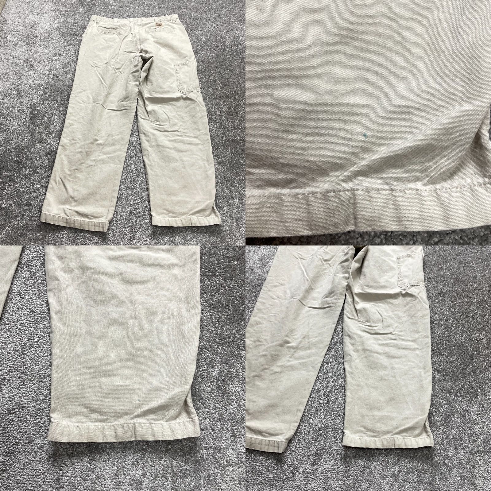 Vintage Columbia Chino Pants Mens 36 Light Beige Khaki Straight Slacks Pockets 36x30 Size US 36 / EU 52 - 10 Thumbnail