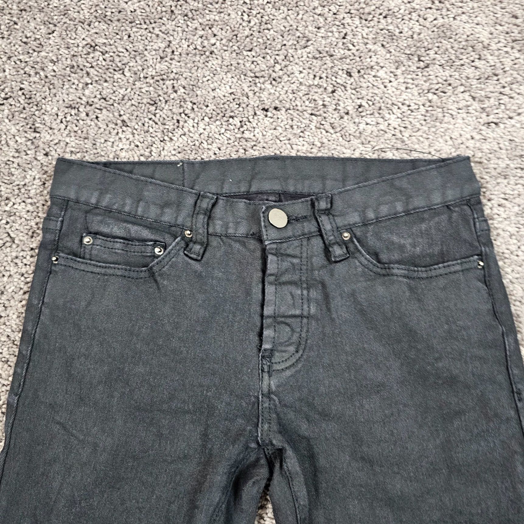 MNML VINTAGE MNML Men Jeans Skinny Low Rise Ankle Zip 2010s Mens Size US 26 / EU 42 - 3 Thumbnail