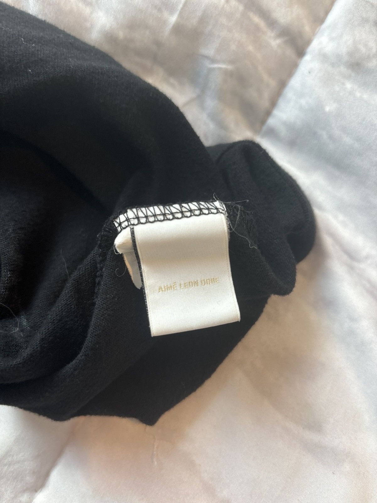 Aime Leon Dore Black Aime Leon Dior tonal logo tee Size US S / EU 44-46 / 1 - 5 Thumbnail