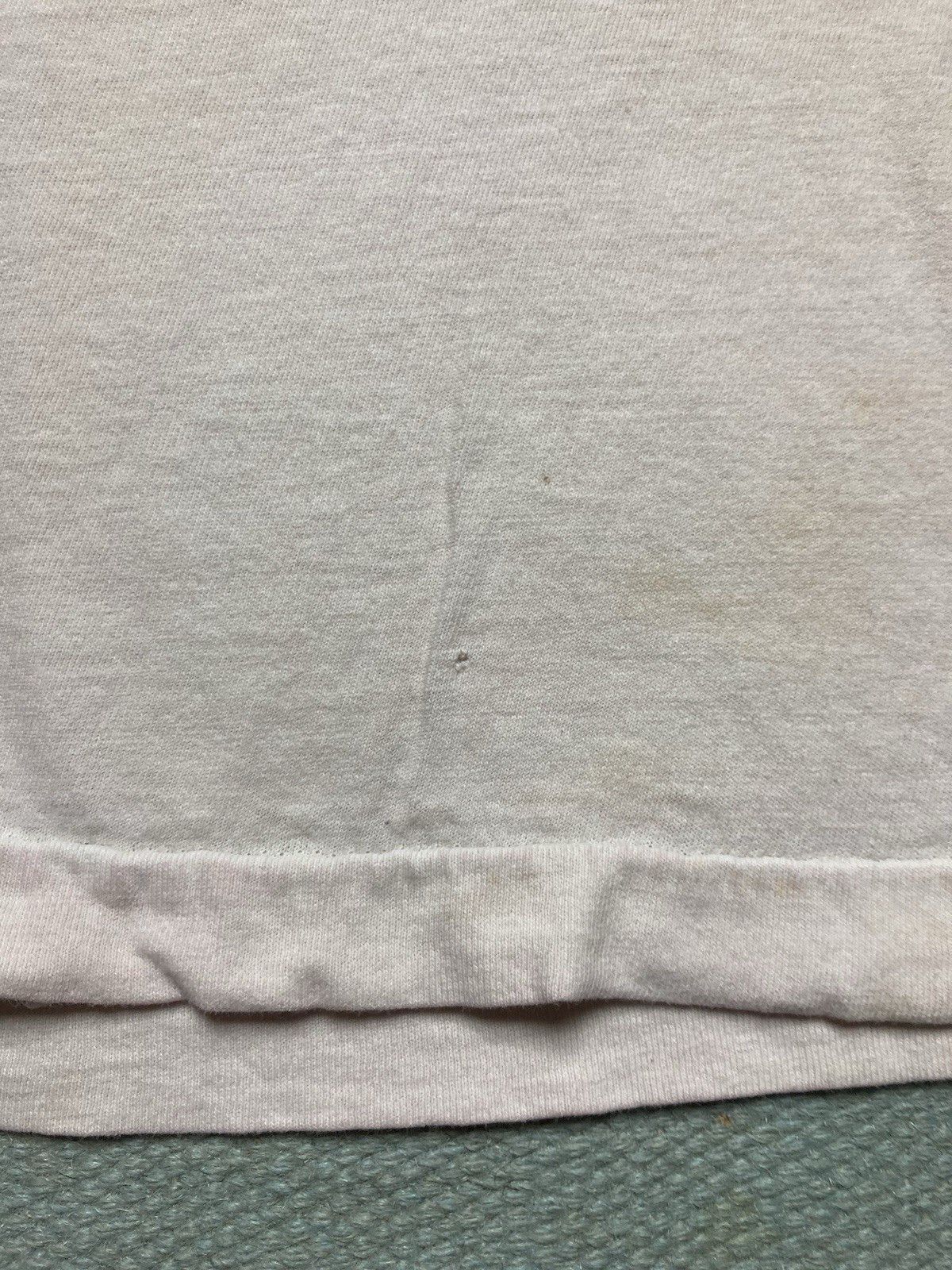 Vintage Vintage 70s blank white t shirt v neck soft grunge cotton M Size US M / EU 48-50 / 2 - 5 Thumbnail