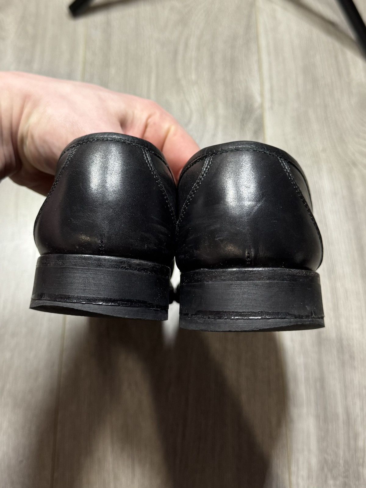 Salvatore Ferragamo × Vintage Vintage Salvatore Ferragamo Master Loafer Black Leather Size US 8 / EU 41 - 14 Thumbnail