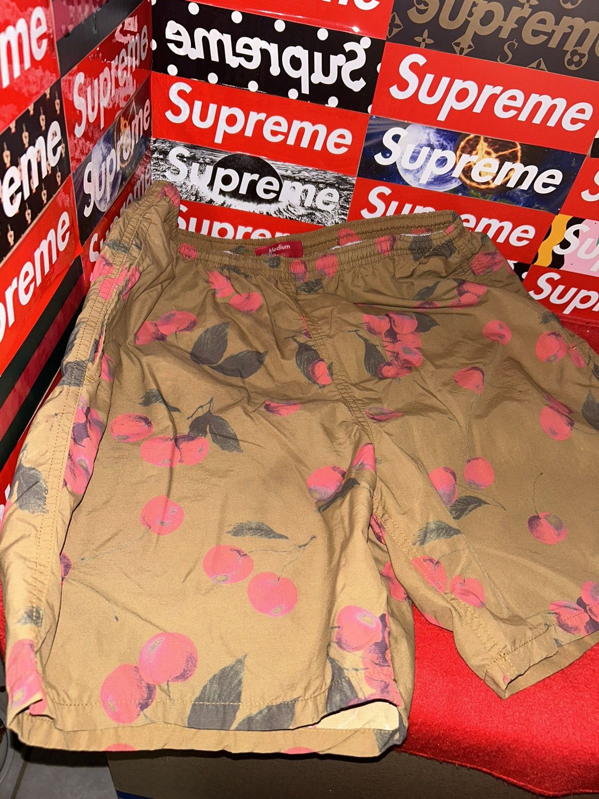 Supreme Supreme Nylon Water Short Brown Cherry SS19 size Medium Size US 34 / EU 50 - 2 Thumbnail
