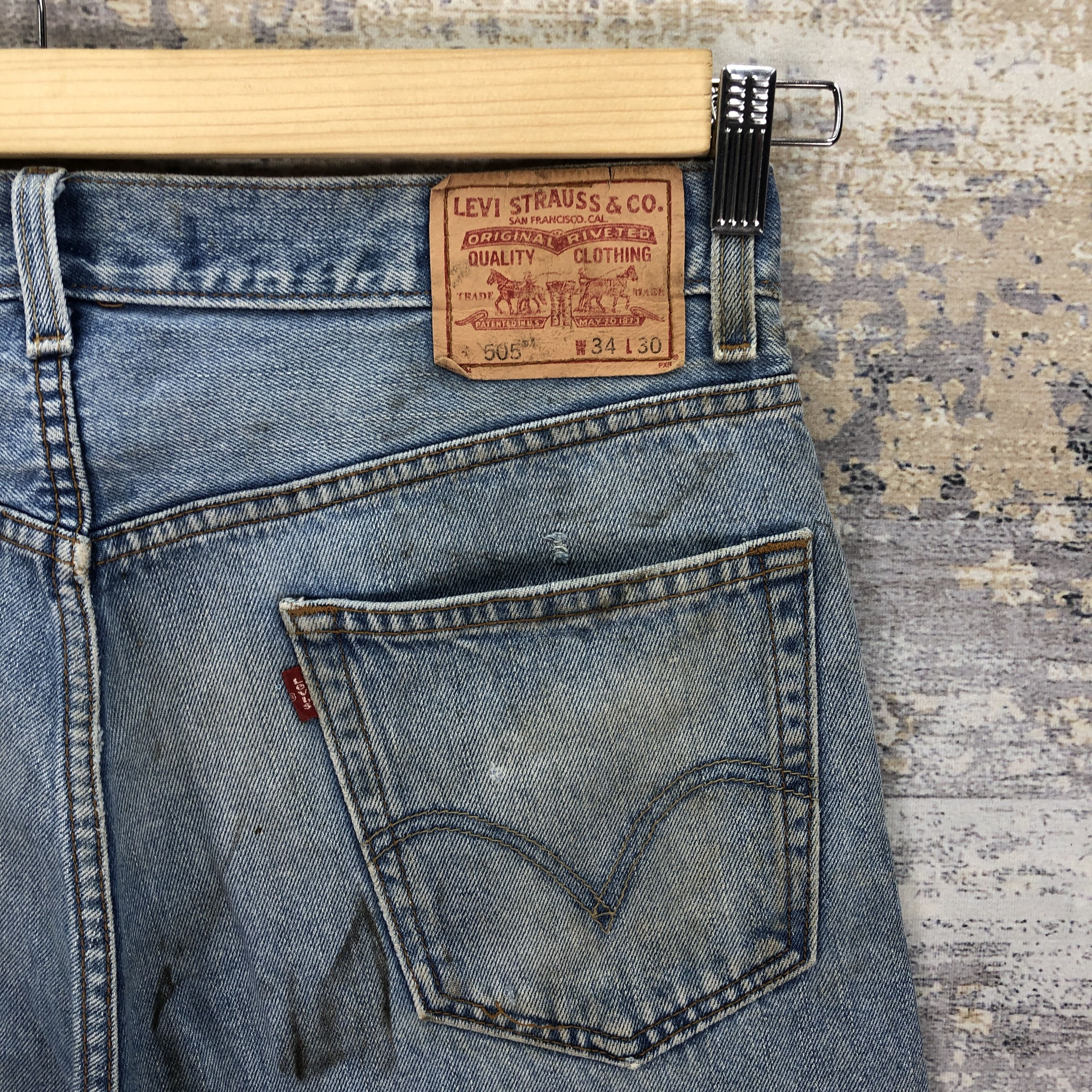 Levi's Vintage Levis 505 Jeans Dirty Levis 505 Denim Pants Size US 34 / EU 50 - 5 Thumbnail