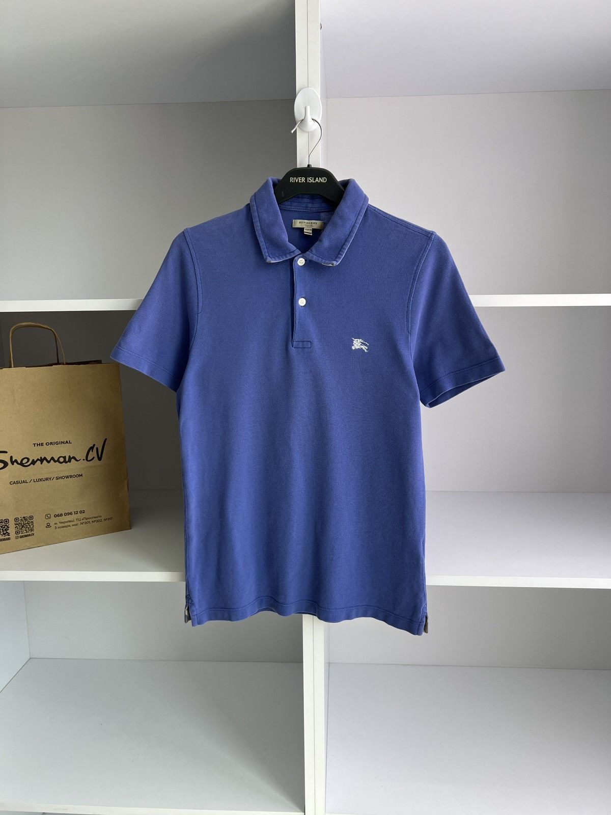 Burberry × Vintage Vintage Burberry old money style polo Size US S / EU 44-46 / 1 - 1 Thumbnail