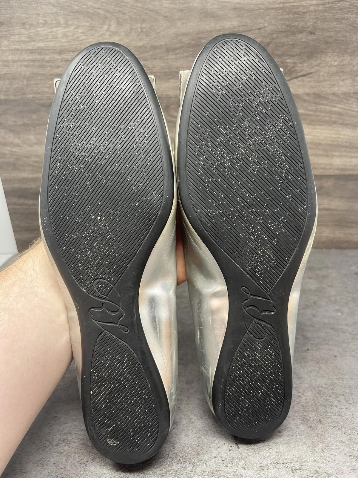Other Roger Vivier Gommette Love Flats Womens Size 8 (39) Silver Size US 8 / IT 38 - 6 Thumbnail