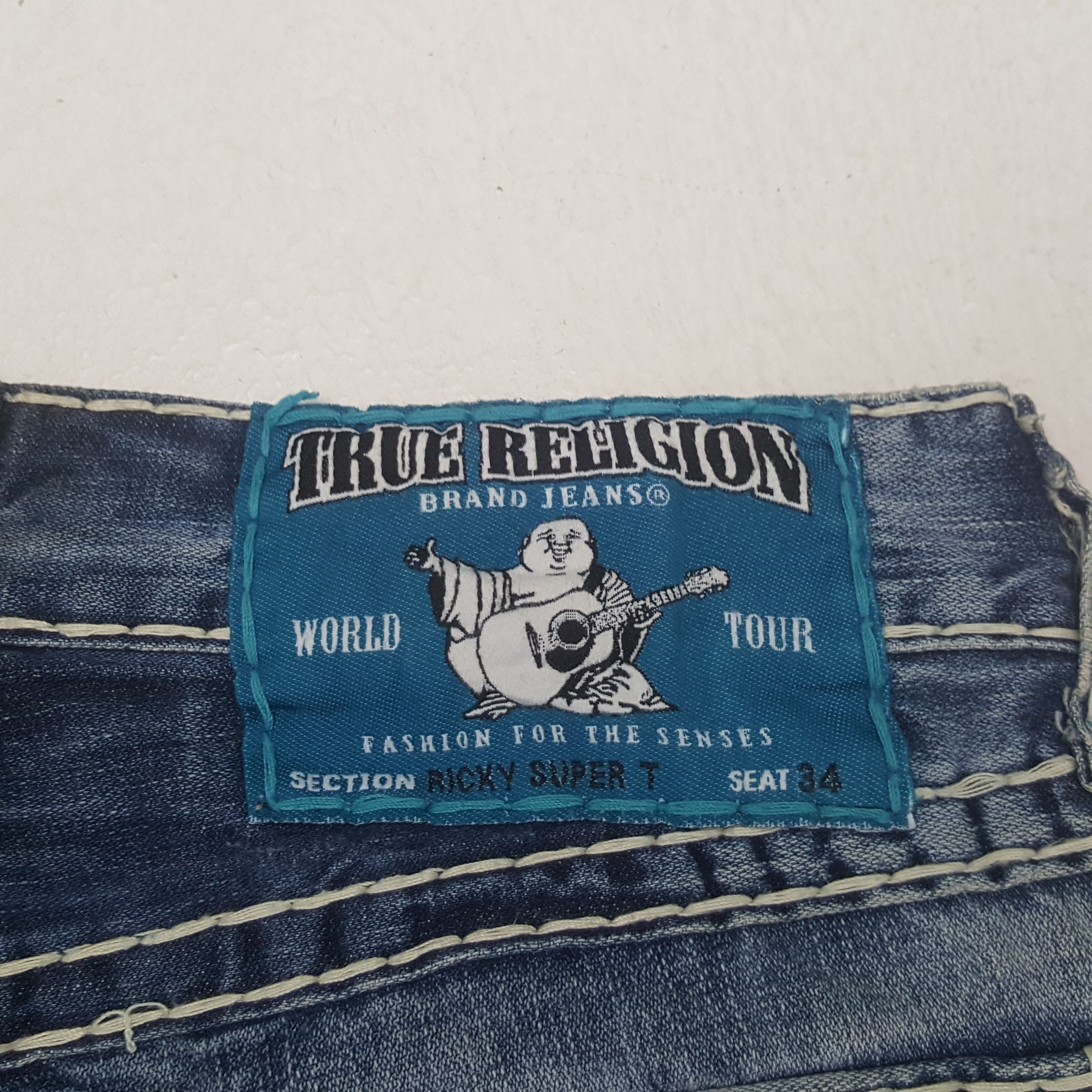 True Religion True Religion Streetwear Fashion Style Jeans C297N10 Size US 31 - 17 Thumbnail