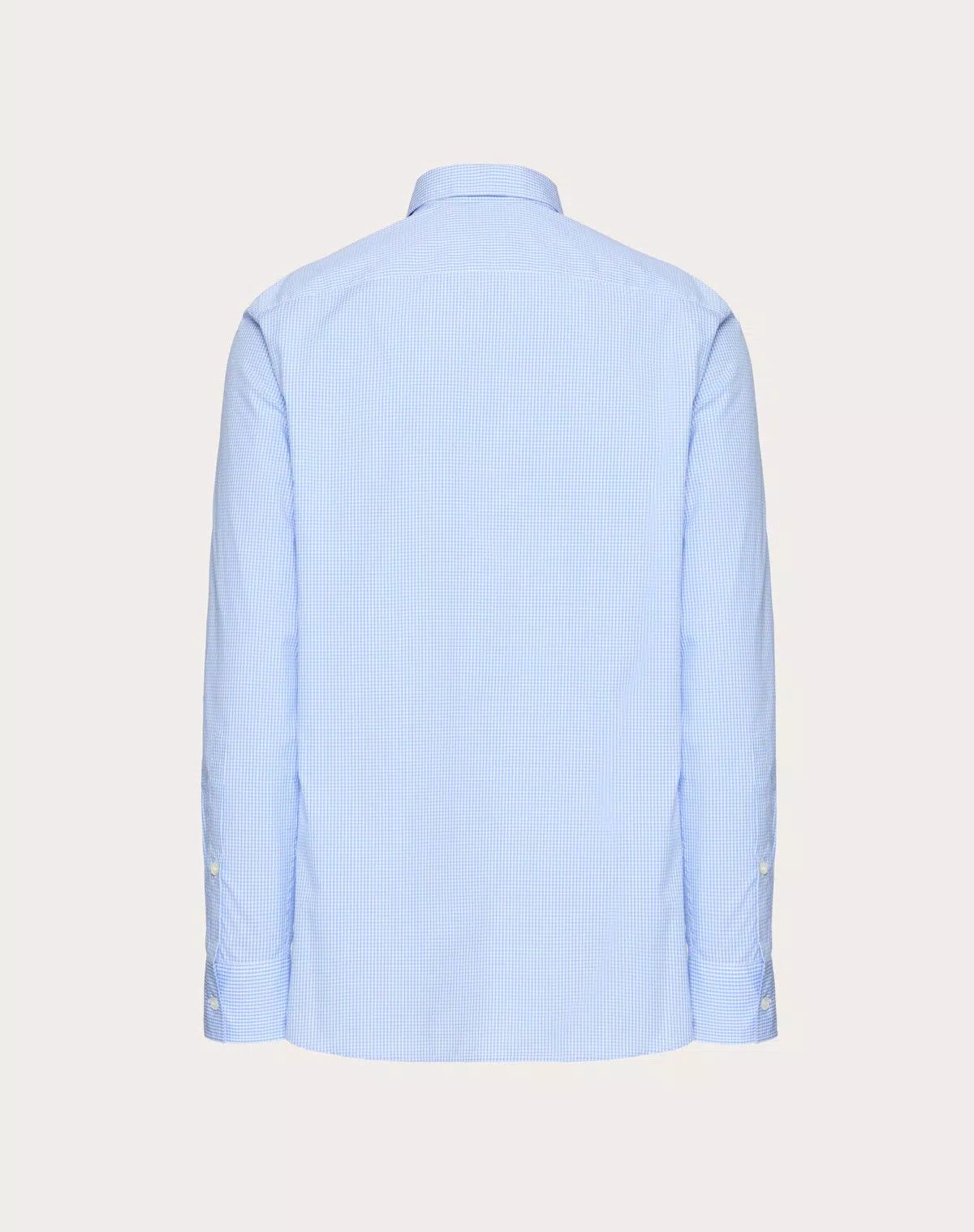 Valentino oc11z0725 Cotton Shirt in Light Blue Size US L / EU 52-54 / 3 - 2 Thumbnail
