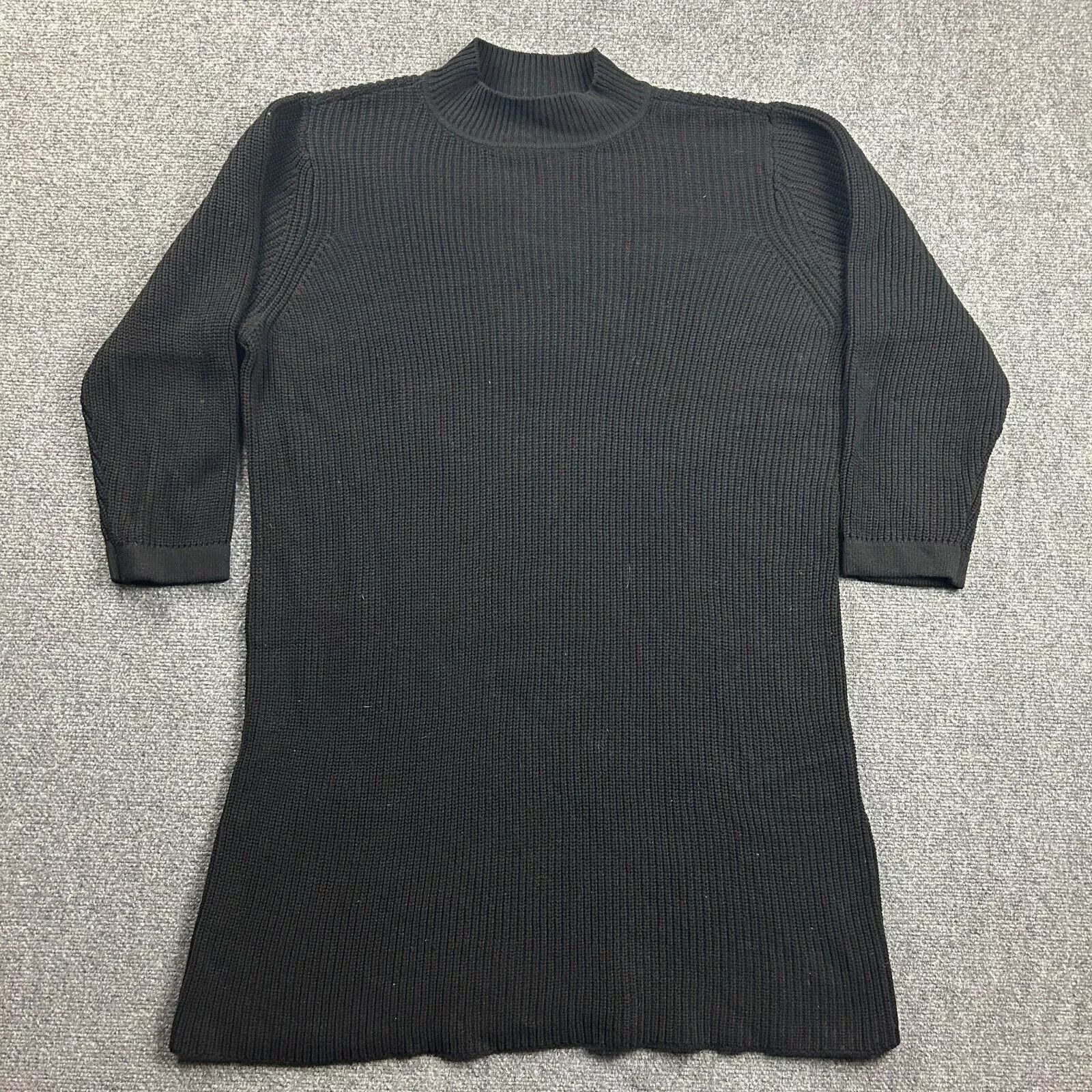 Torrid Torrid Dress Womens 3 Black Sweater Long Knit Casual Cotton Size ONE SIZE - 1 Thumbnail