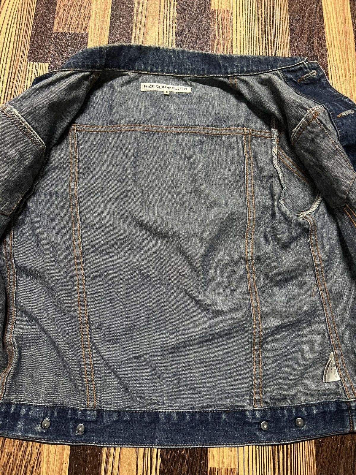 Japanese Brand Nice Claup Women’s Denim Jackets Size S / US 4 / IT 40 - 7 Thumbnail