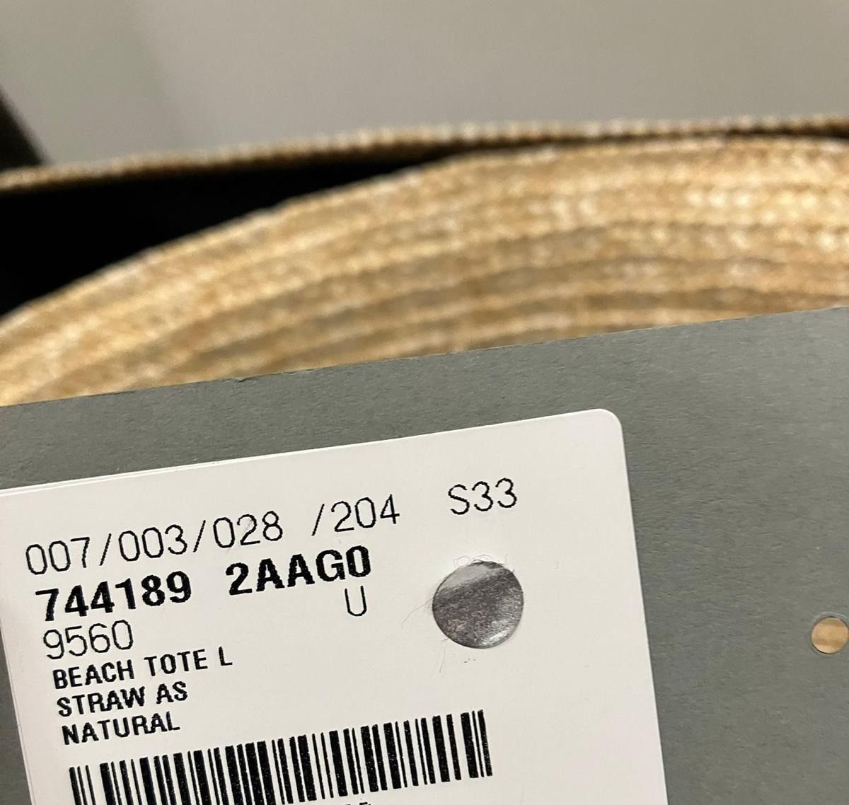 Balenciaga o1la1rc1a0724 Size: OS / Beach Bag Large Tote in Beige/Black Size ONE SIZE - 8 Thumbnail