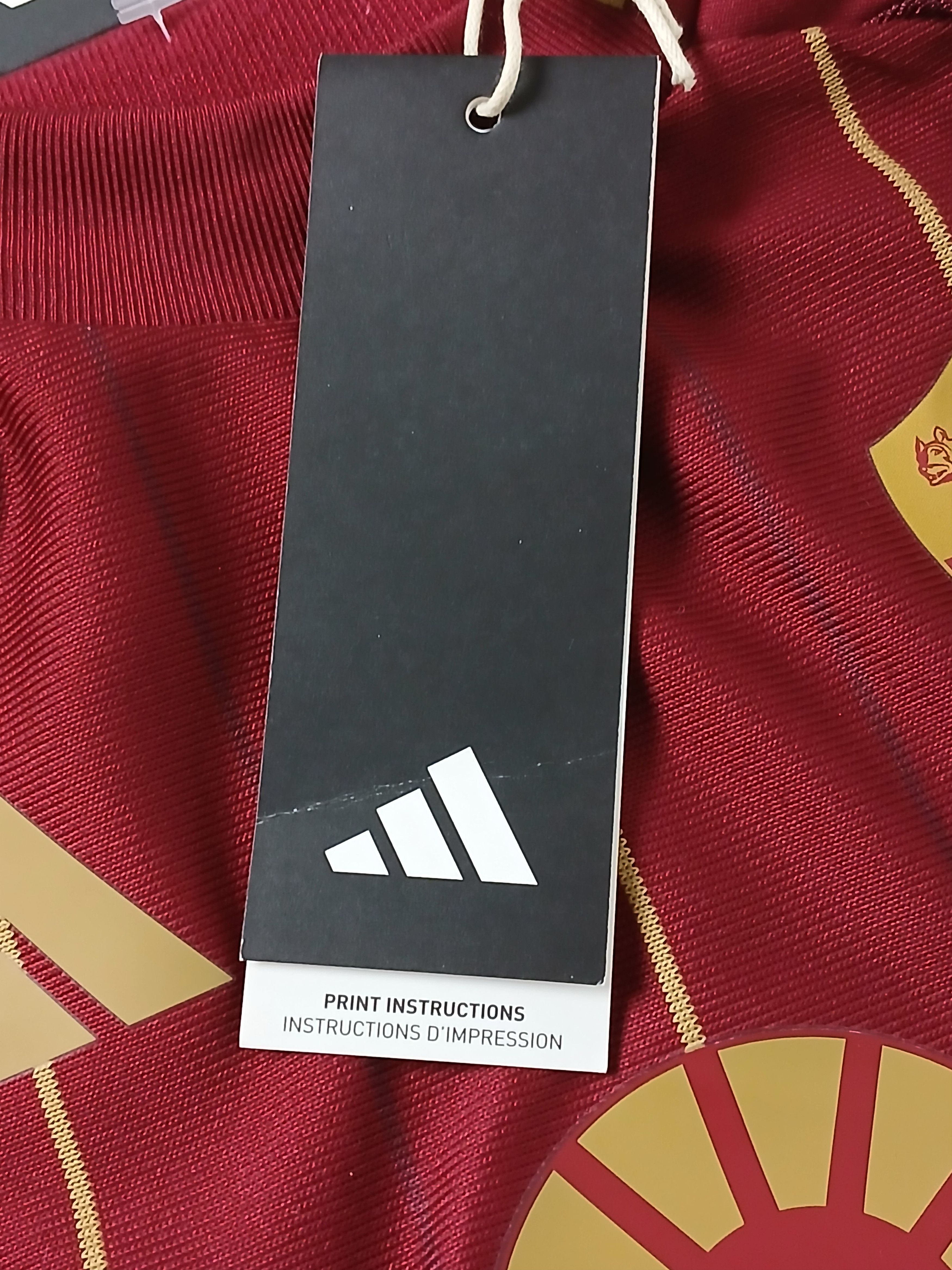 Adidas New KIDS AS Roma 24/25 Home Football Kit Size US XXS / EU 40 - 7 Thumbnail