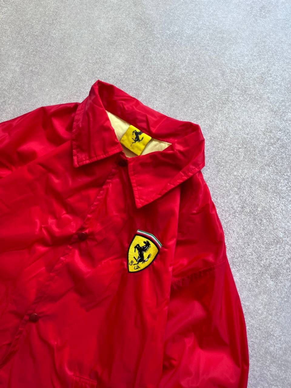 Ferrari Vintage Ferrari Licensed Red Nylon Jacket Y2K L Size US L / EU 52-54 / 3 - 4 Thumbnail