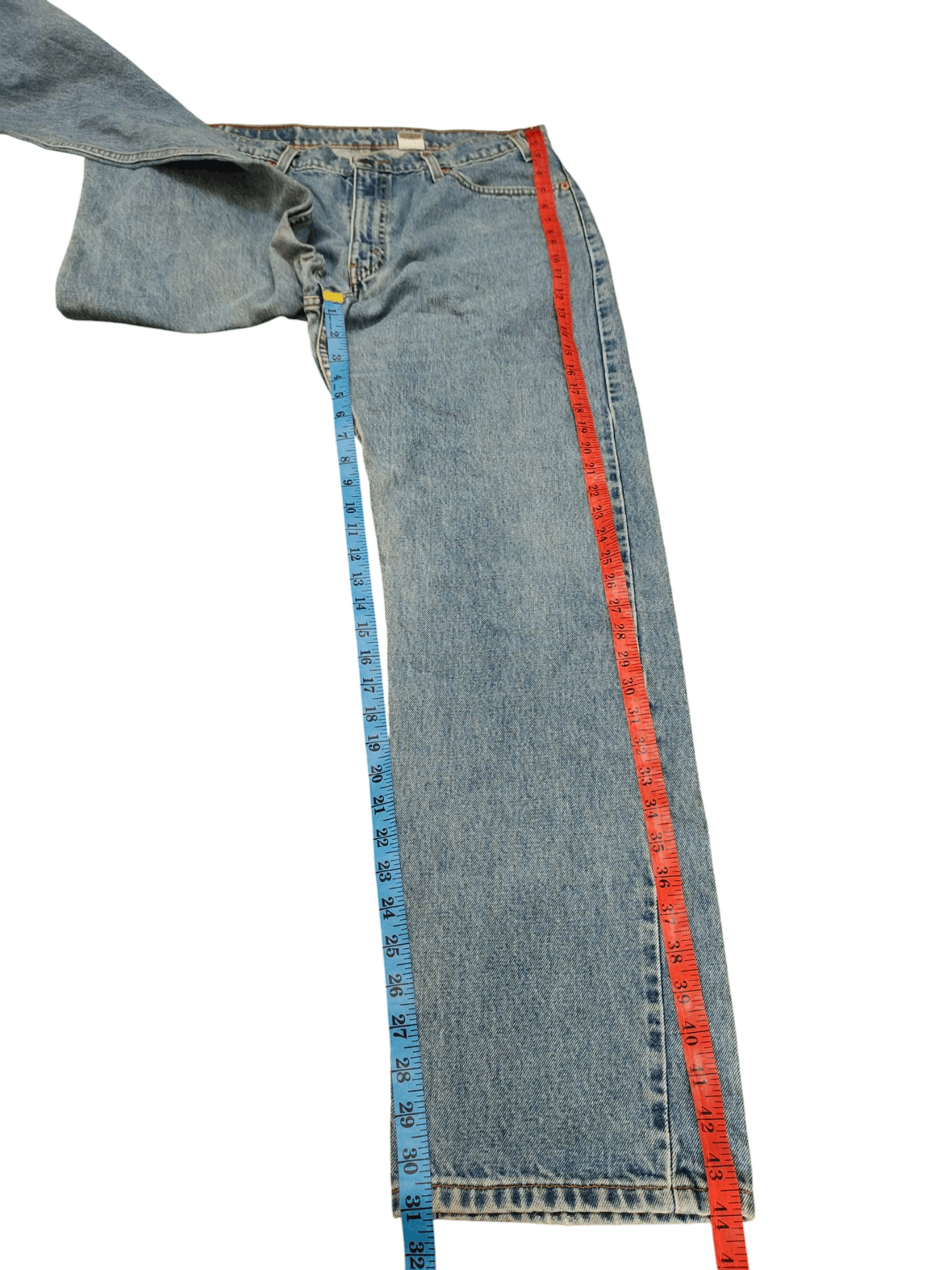 Levi's Vintage 90s Levis 505 Hand Painted Pocket Denim Jeans Size US 34 / EU 50 - 16 Thumbnail