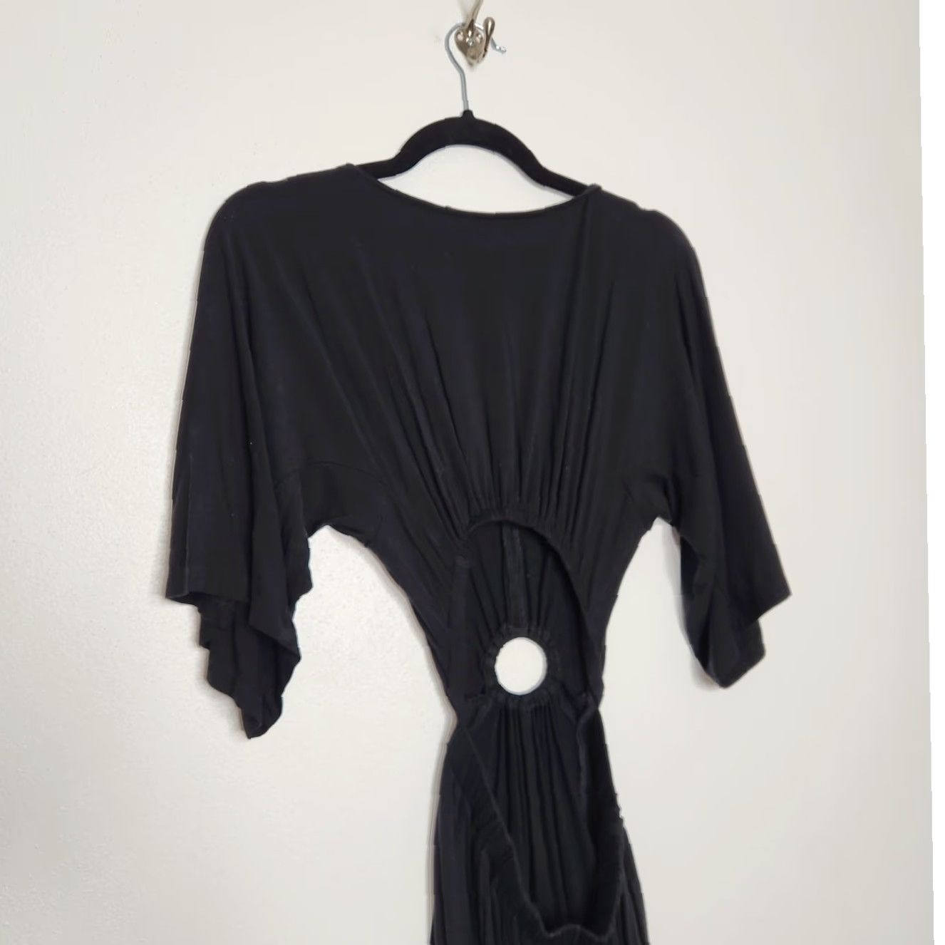 Vintage VINTAGE Zapelle Dress XS Black Midi Open Back Goth Whimsy Y2K Womens Women XS Black Midi Open Back Goth Whimsy Zapelle Dress Size XS / US 0-2 / IT 36-38 - 5 Thumbnail