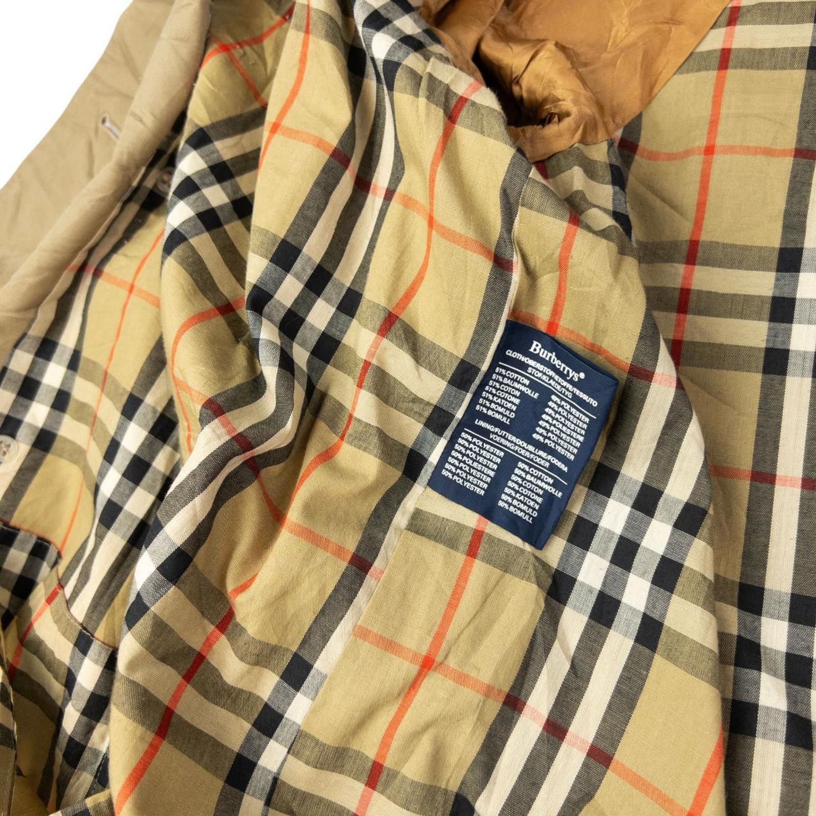 Burberry Vintage Burberry Nova Check Lined Belted Trench Coat Size XL Size US XL / EU 56 / 4 - 8 Thumbnail