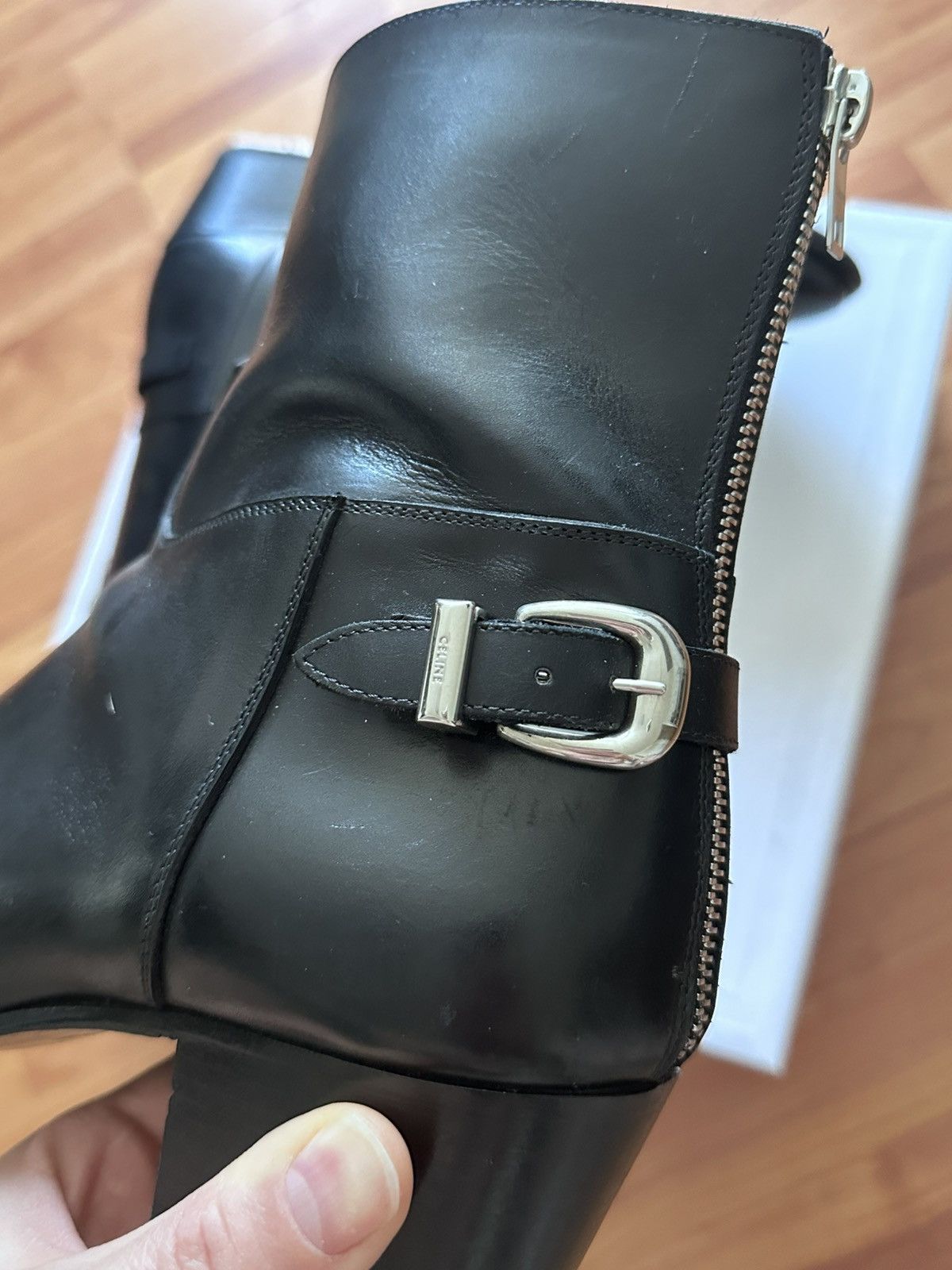 Celine Isaac Buckle Boots Size US 11 / EU 44 - 2 Thumbnail