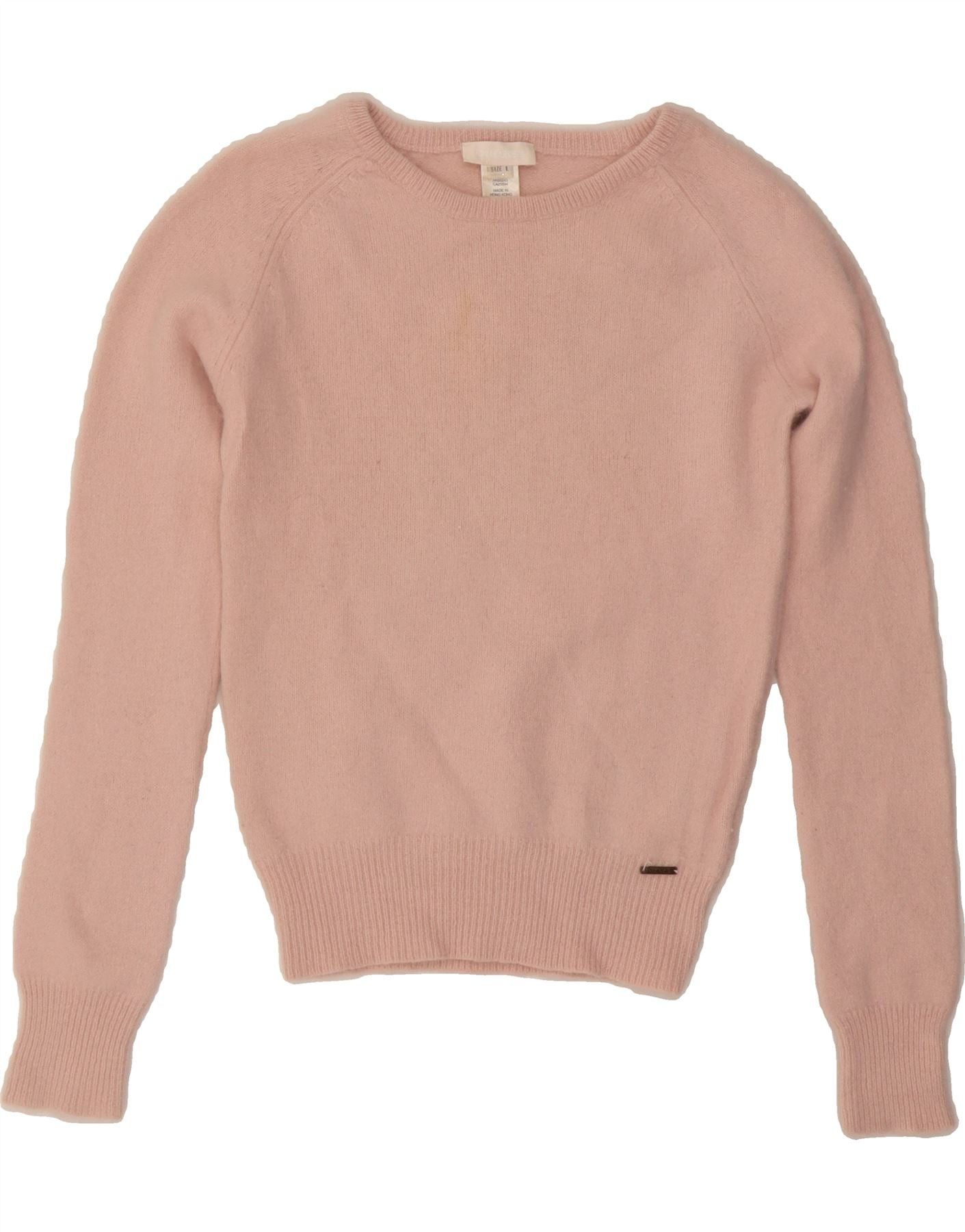 Diesel Womens Boat Neck Jumper Sweater UK 14 Large Pink Wool Size S / US 4 / IT 40 - 1 Thumbnail