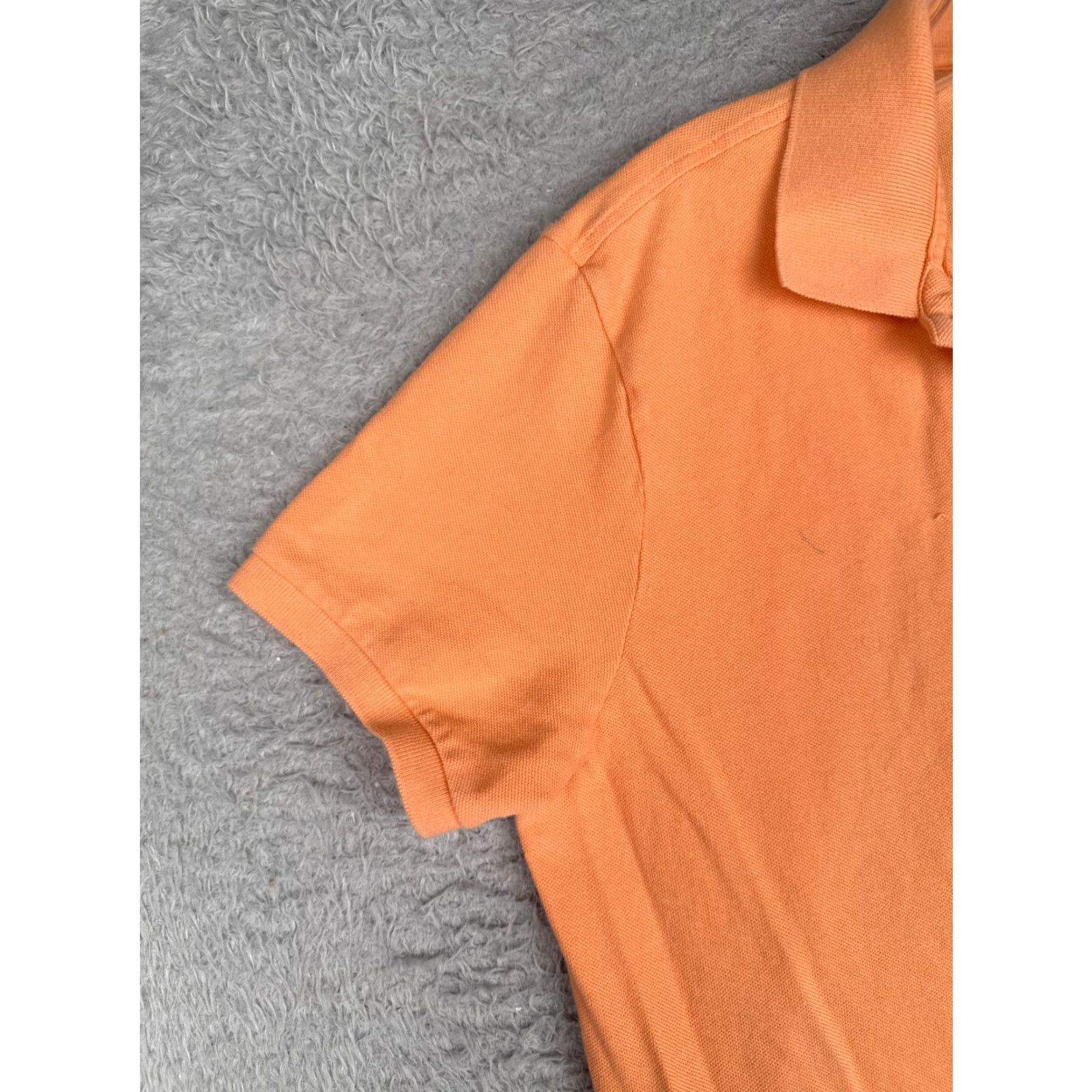 Ralph Lauren VINTAGE Ralph Lauren Polo Shirt Men Large Orange 100% Cotton Custom Fit Polo Shirt Men L Orange Modern American Sports Mens Size US L / EU 52-54 / 3 - 3 Thumbnail