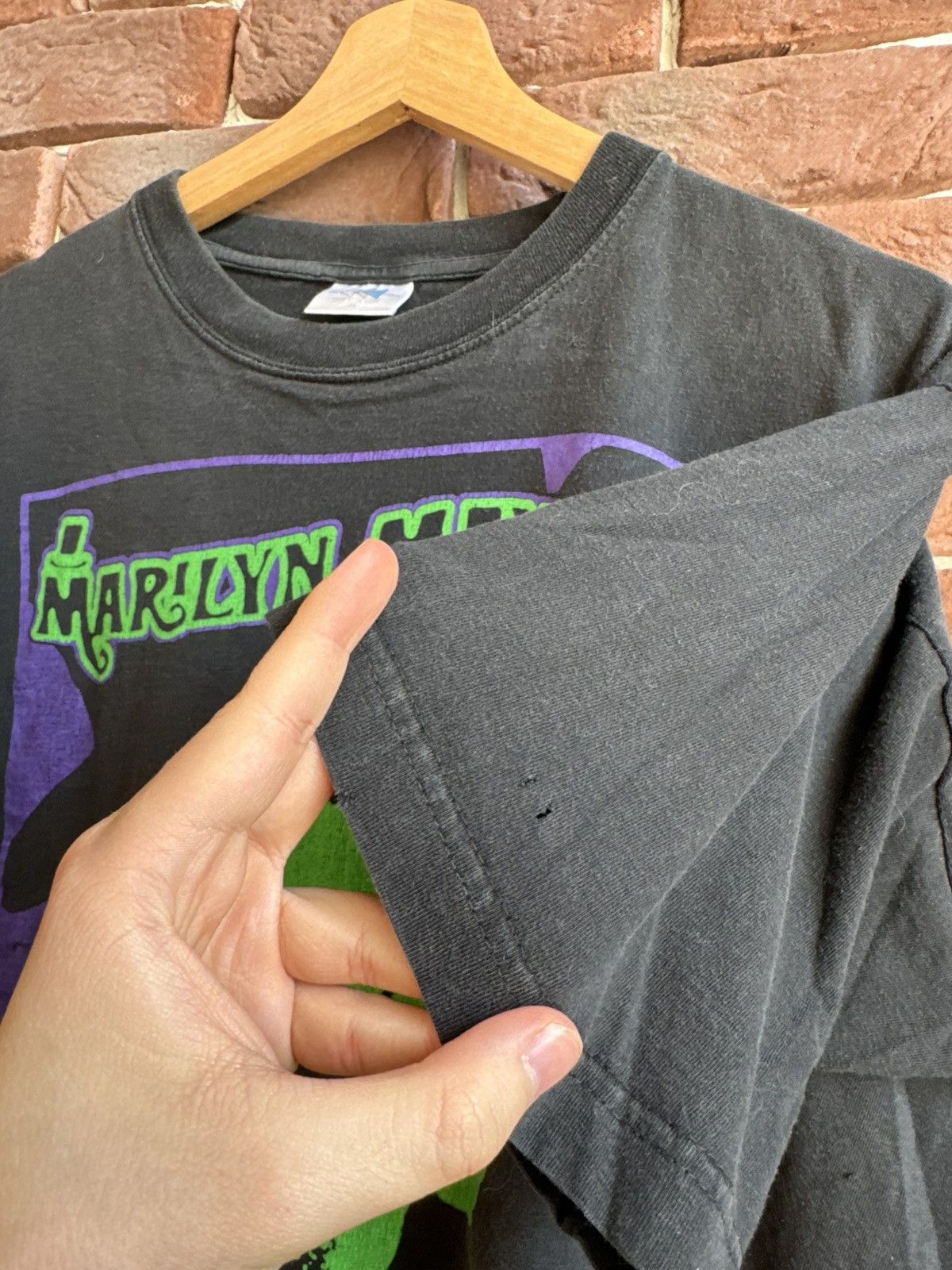 Band Tees Rare Vintage 90s Marilyn Manson Dope fiend Metal Band Tee xl Size US XL / EU 56 / 4 - 6 Thumbnail