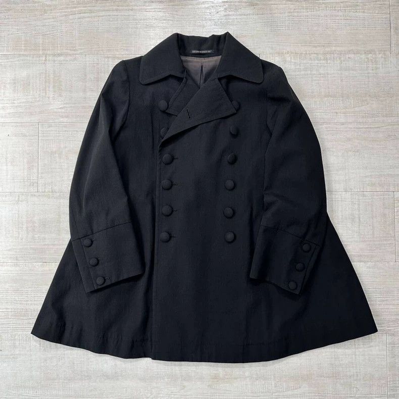 Yohji Yamamoto Yohji Yamamoto black coat Size S / US 4 / IT 40 - 4 Thumbnail
