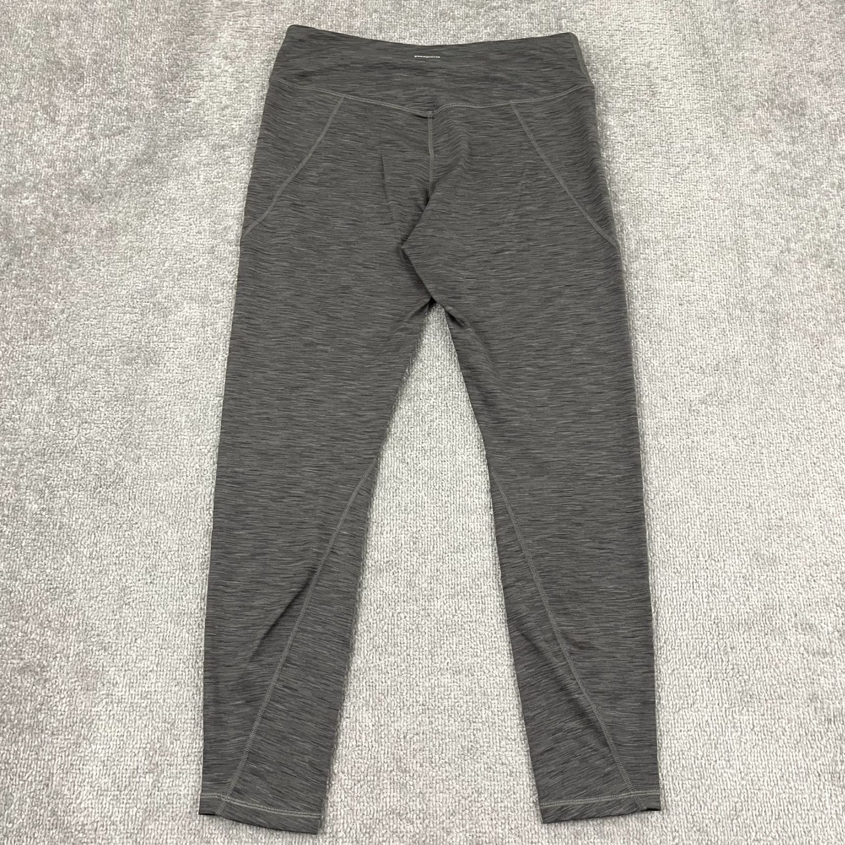 Patagonia VINTAGE Patagonia Centered Tights Womens Large / 27" Ankle Heather Gray Active Hike Yoga Size ONE SIZE - 2 Thumbnail
