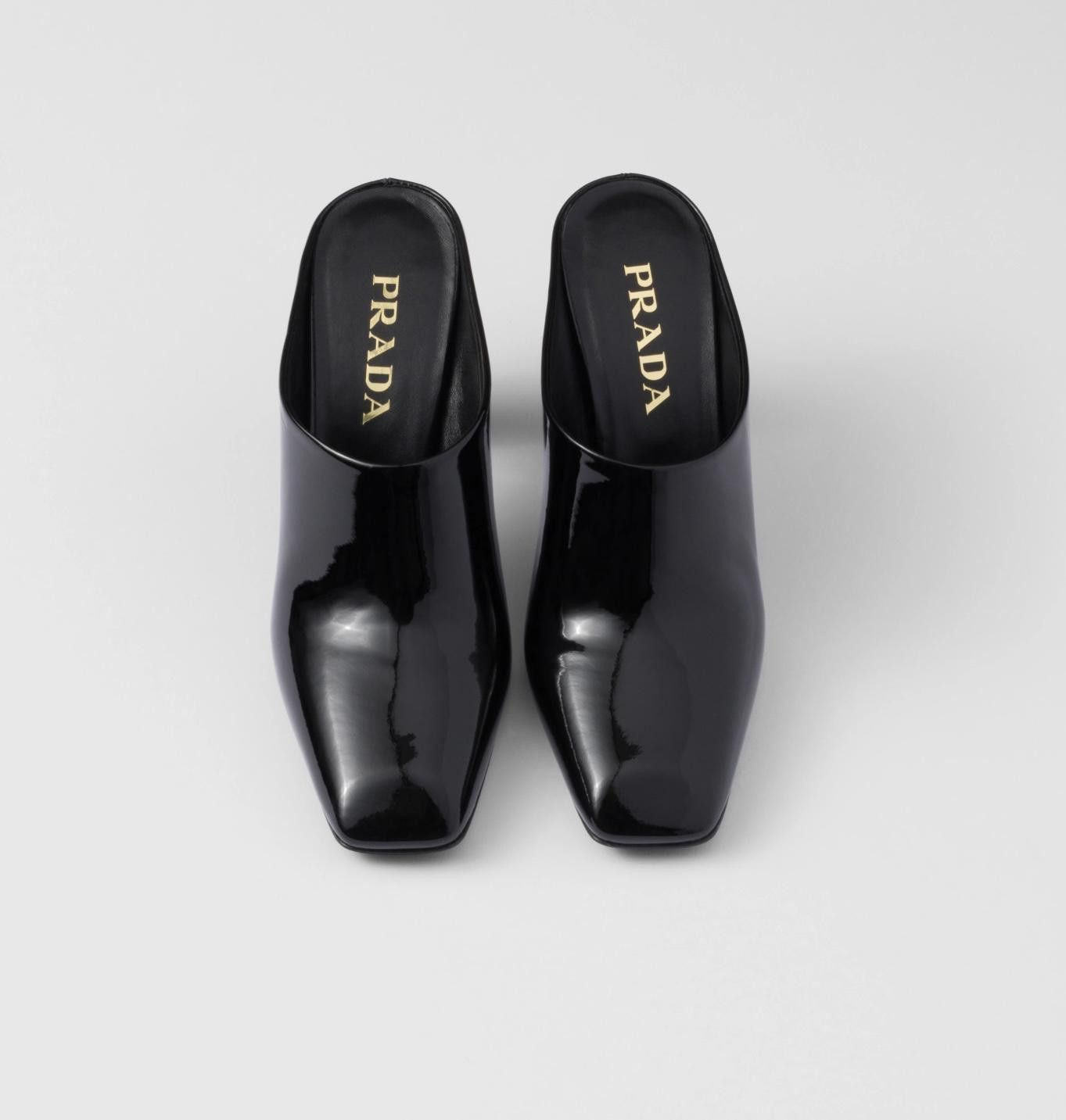 Prada PRADA LEATHER MULES SIZE 36.5 Size ONE SIZE - 3 Thumbnail
