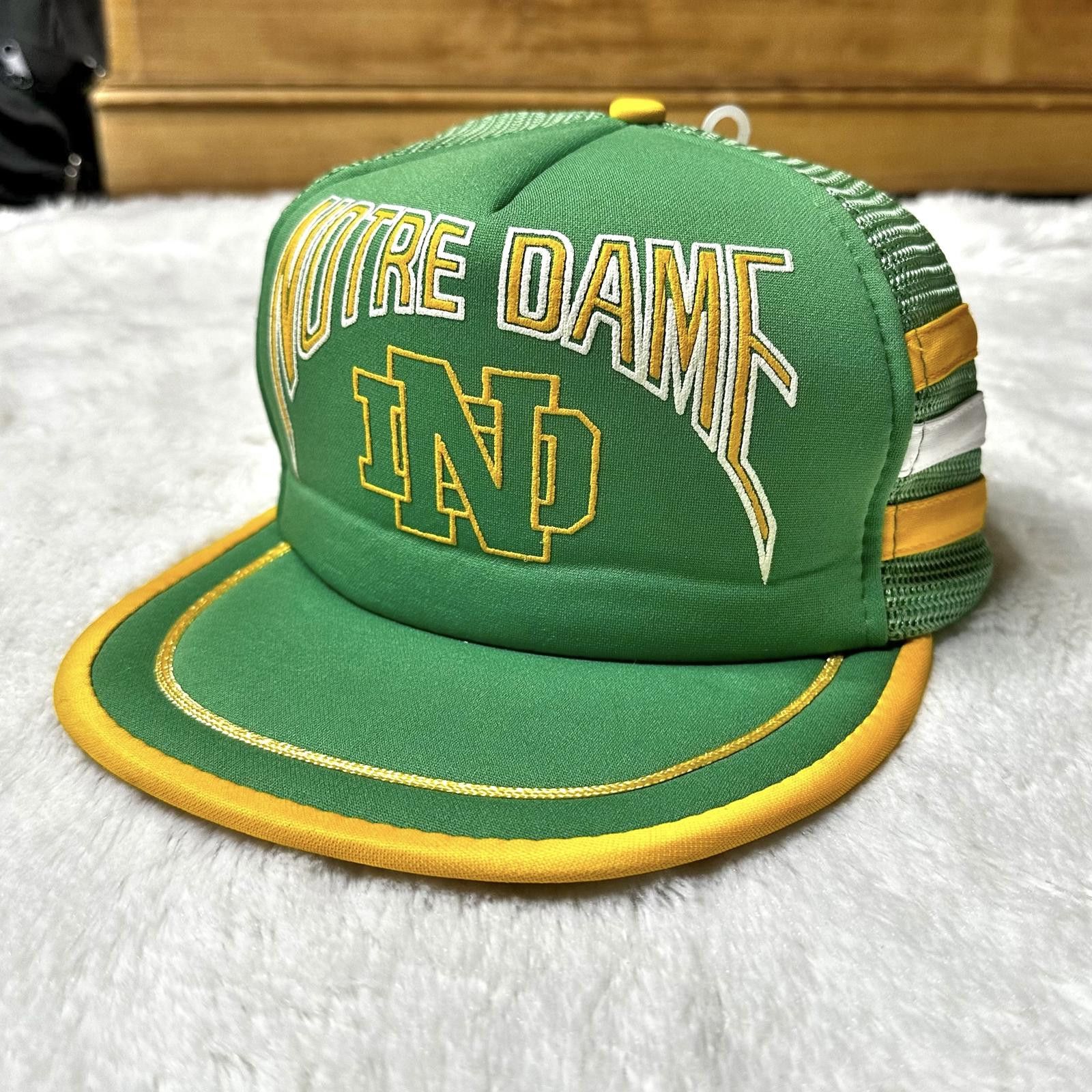 Vintage Drew Pearson Notre Dame Fighting cheapest Irish Snapback Hat Lightning Blue Cap