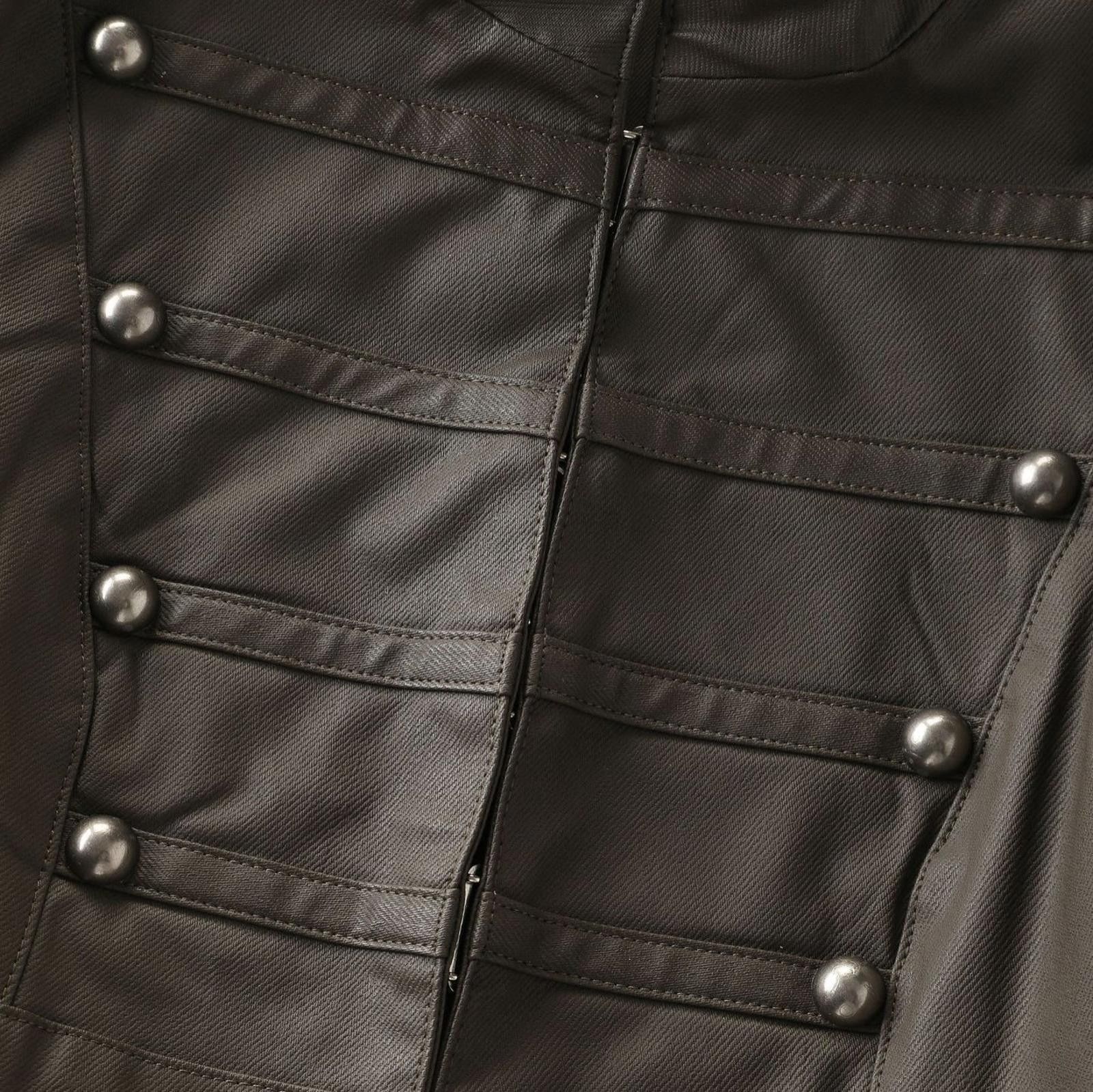 Vintage Olive Military Style Hook-Front Jacket, Structured Fit Size US M / EU 48-50 / 2 - 3 Thumbnail