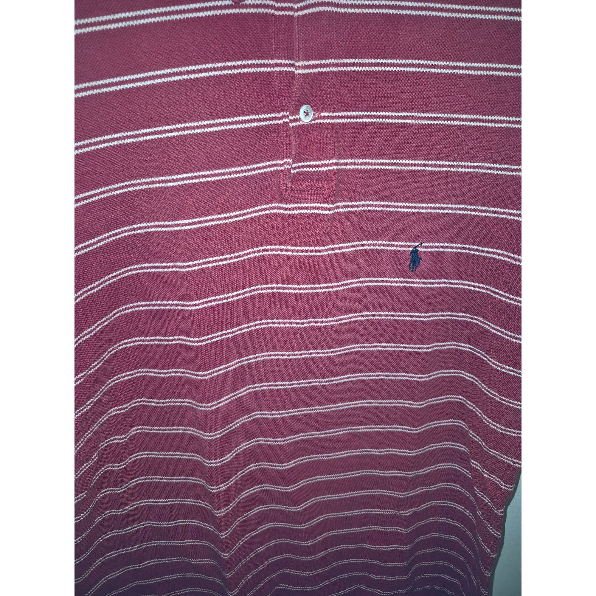 Polo Ralph Lauren Polo By Ralph Lauren Mens Striped Red Polo Shirt Size M Size US M / EU 48-50 / 2 - 3 Thumbnail