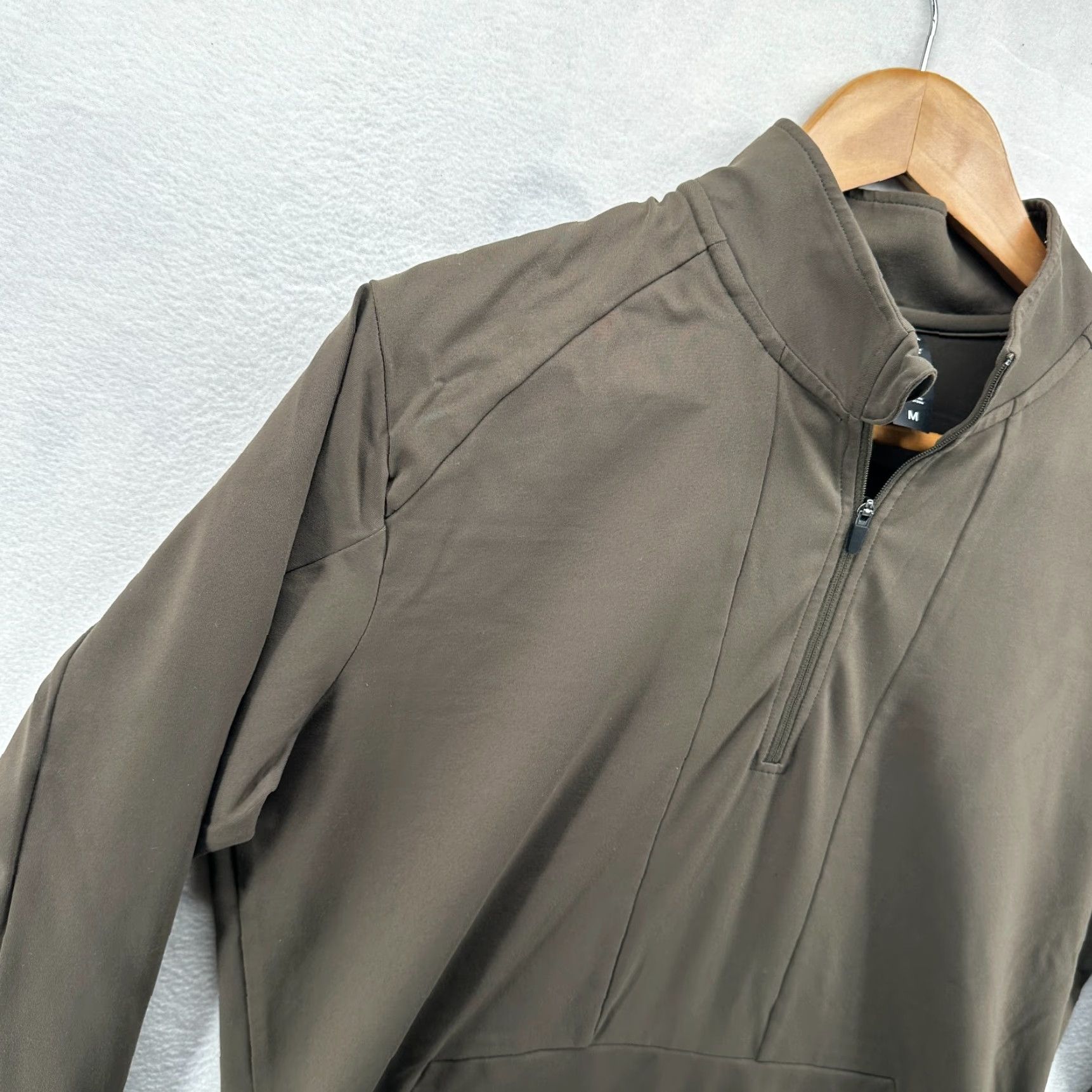 Vintage ALPHALETE Track Jacket Olive Men's M Quarter Zip Long Sleeve Size US M / EU 48-50 / 2 - 4 Thumbnail