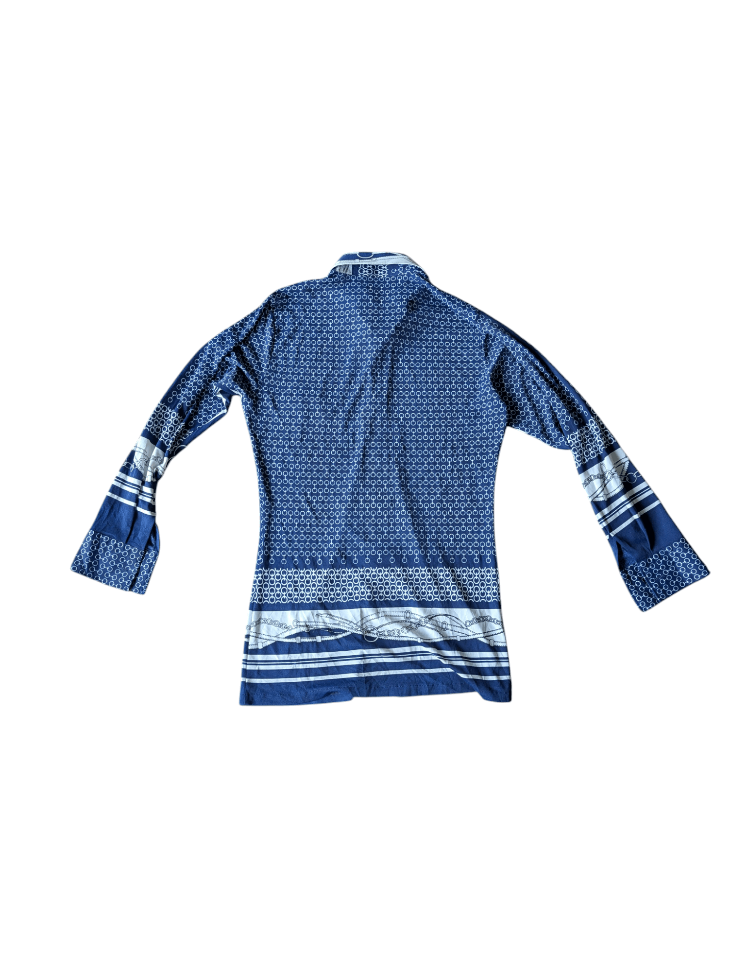 Vintage Vintage 70's Ginza Richmont Printed Elastic Button Shirt Size US M / EU 48-50 / 2 - 5 Thumbnail