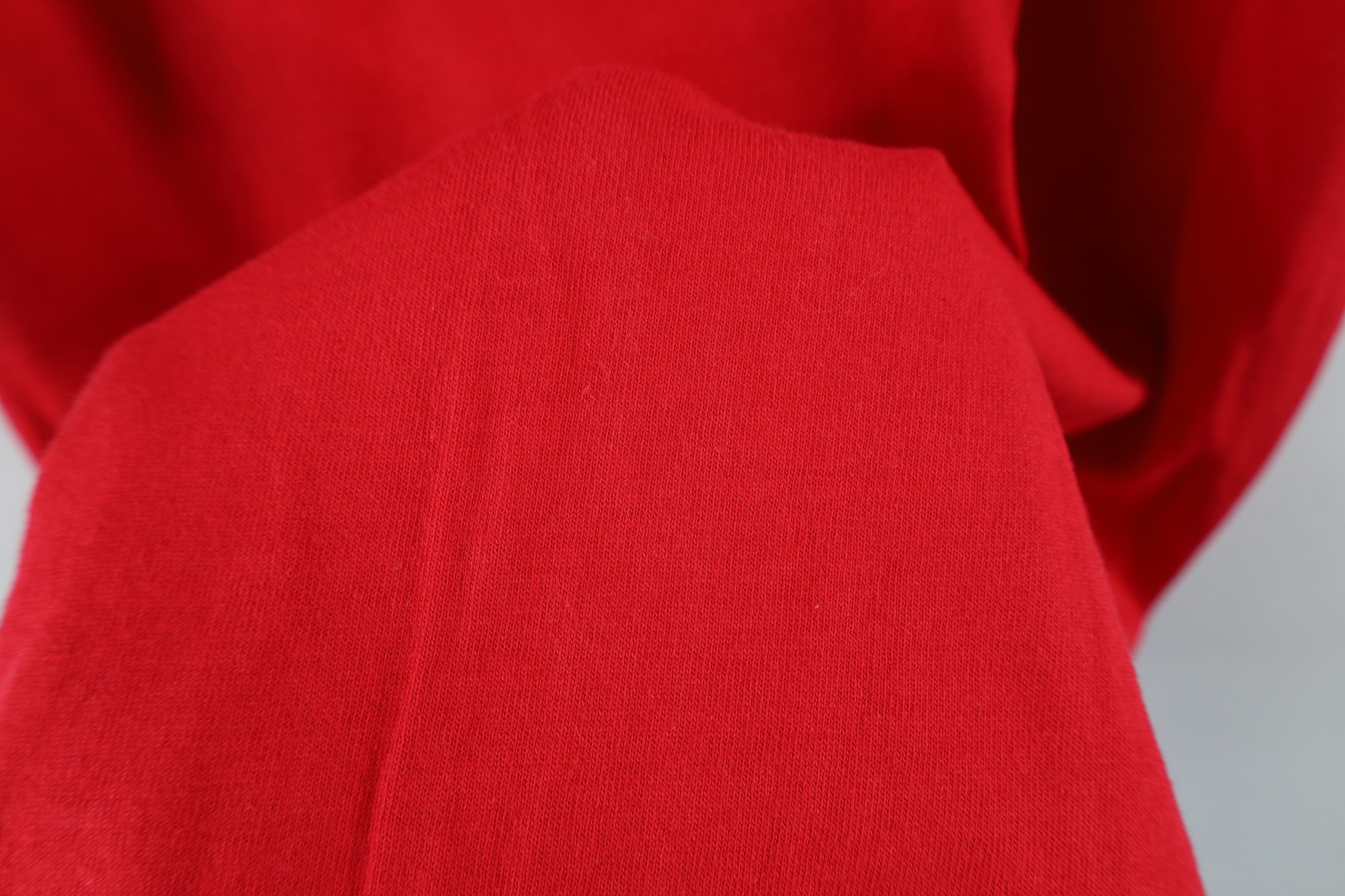 Vintage Vintage 90s Streetwear Heavy Layered T-Shirt Cotton Red USA Size US L / EU 52-54 / 3 - 5 Thumbnail