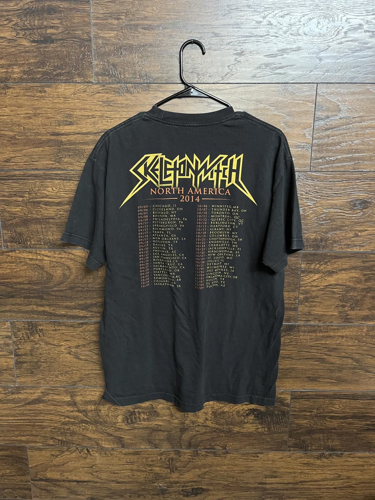 Designer SkeletonWitch 2014 T-shirt Adam Geyer Skeleton Grim Reaper L Size US XL / EU 56 / 4 - 2 Thumbnail