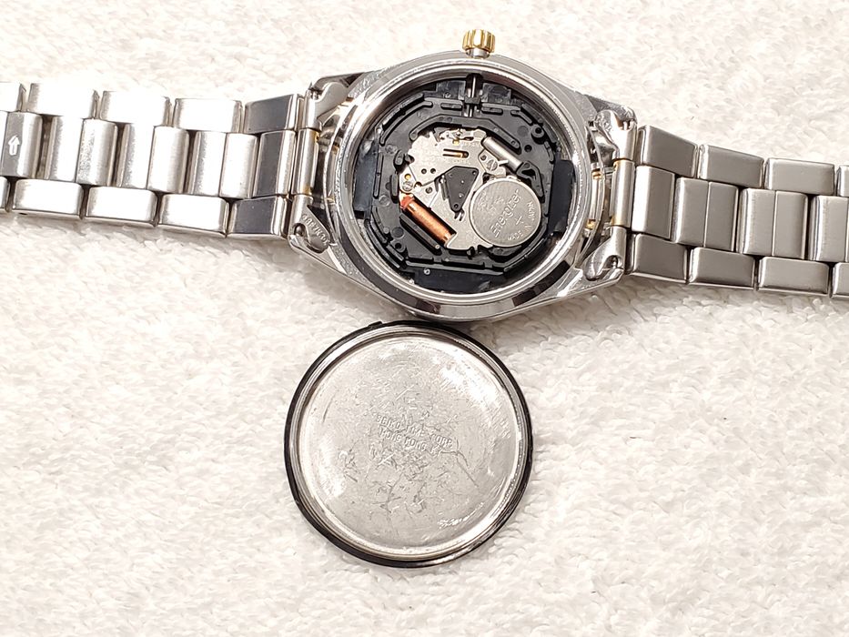 Seiko Vintage Seiko Day Date Men's One Jewel Quartz Watch Grailed