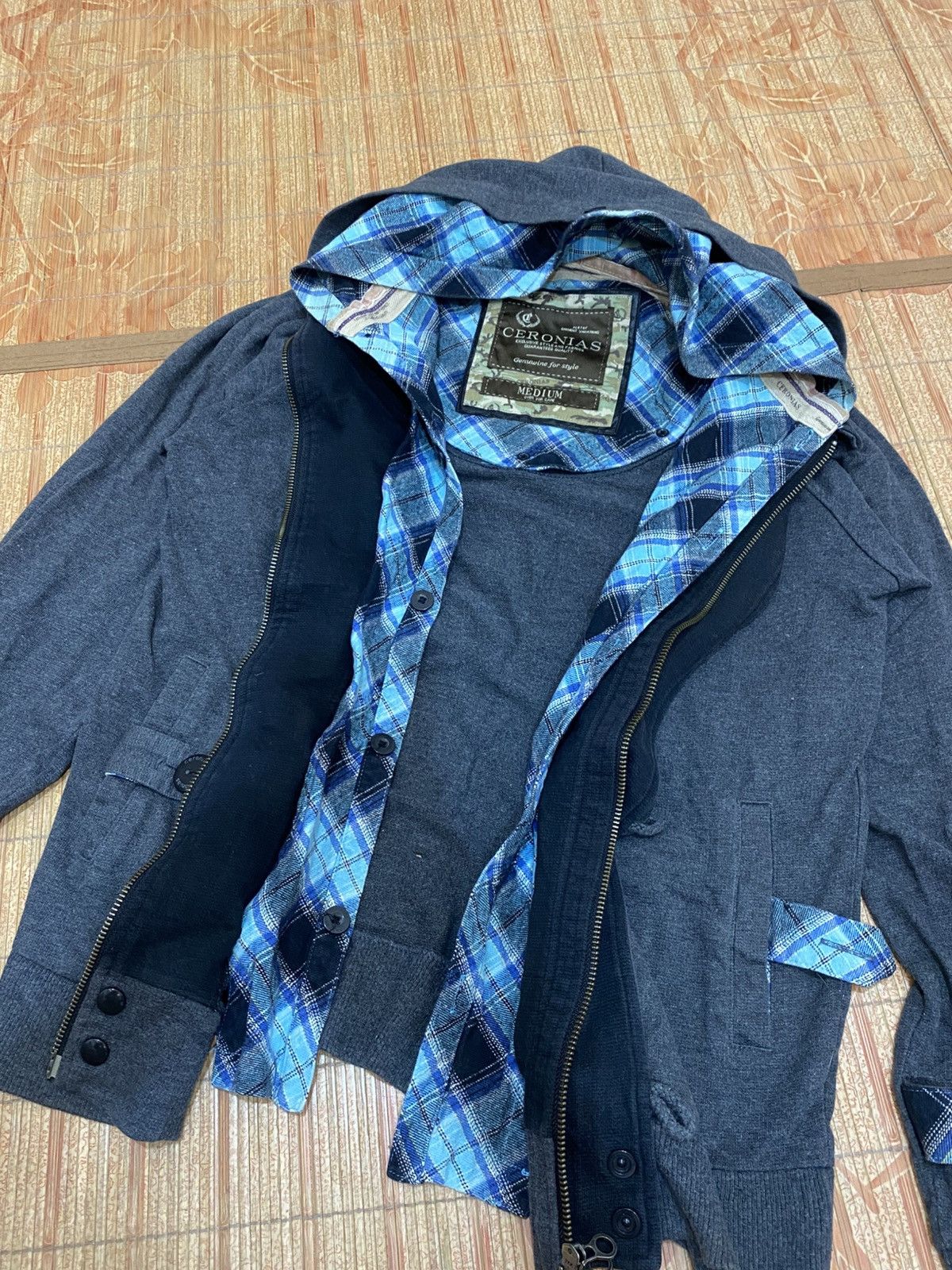 Le Grande Bleu (L.G.B.) Cronias japanese double layer hoodie lgb kmrii goa Size US M / EU 48-50 / 2 - 3 Thumbnail