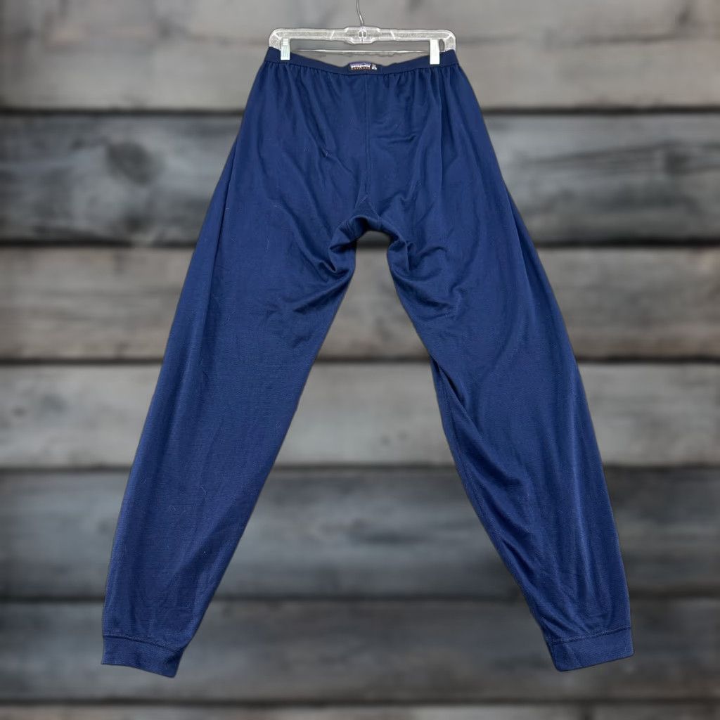 Patagonia Patagonia Pants Mens Regular 2XL Blue Navy Capilene Lightweight Jogger Running Hiking USA Inseam 32" Elastic Waist Pull On Skinny Size US 39 - 1 Thumbnail