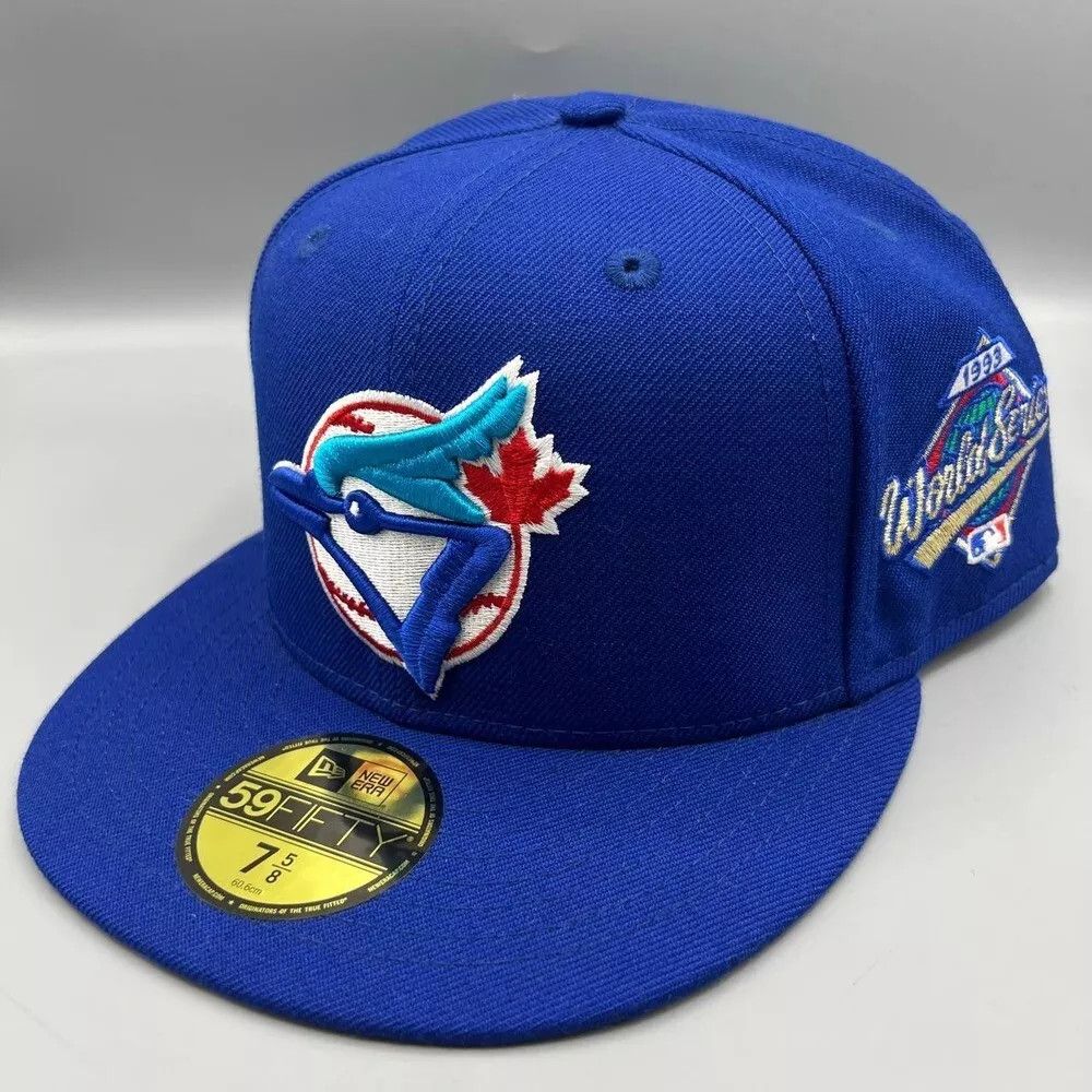 New Era Toronto Blue Jays Hat Men 7 5/8 59Fifty New Era Fitted Cap Size ONE SIZE - 1 Thumbnail