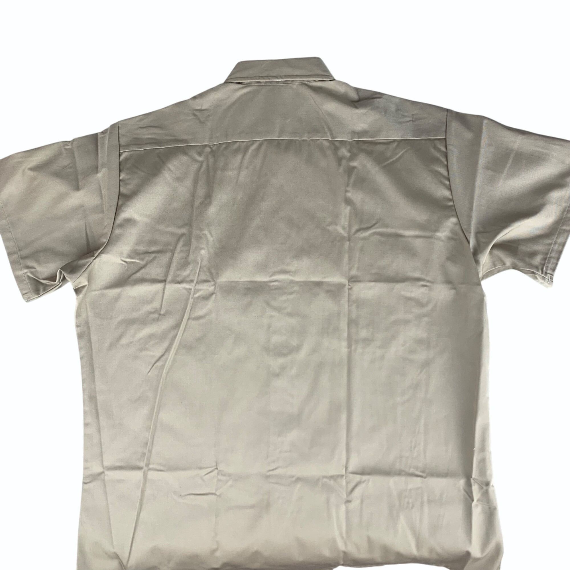 Other Vintage Roebucks Mens XL Khaki Short Sleeve Twill Work Shirt Size US XL / EU 56 / 4 - 7 Thumbnail