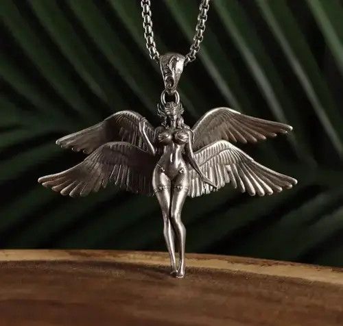 VIBE Exquisite Four Winged Angel Pendant Necklaces Size ONE SIZE - 4 Thumbnail