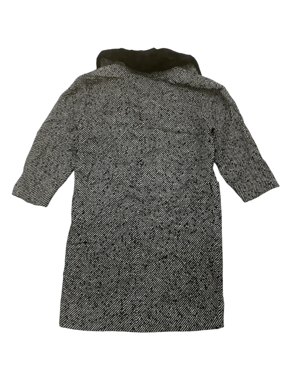 Dior AW07 DIOR WOOL HERRINGBONE TWEED COAT FUR COLLAR Size M / US 6-8 / IT 42-44 - 3 Thumbnail