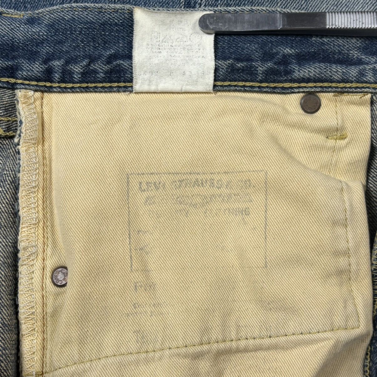 Levi's Made & Crafted Vintage Levi’s Reproduction 90’s Buckle Belt Big E Size US 33 - 9 Thumbnail