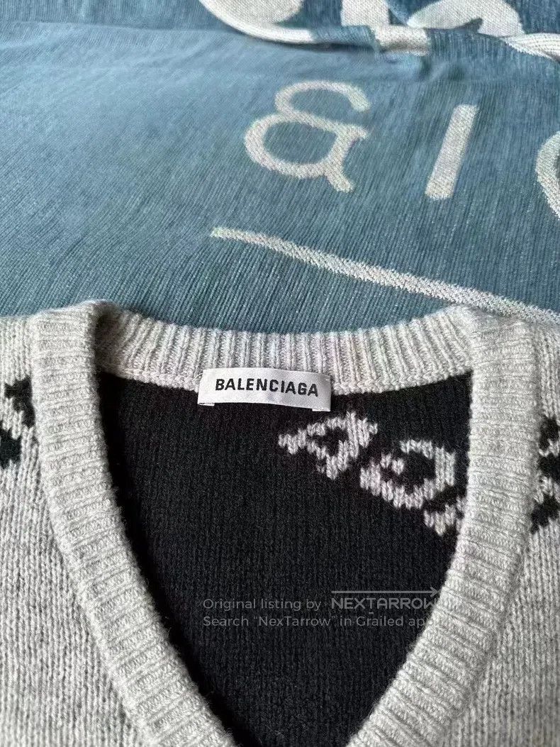Balenciaga Balenciaga Gray Barrage Sweater Size XS / US 0-2 / IT 36-38 - 3 Thumbnail