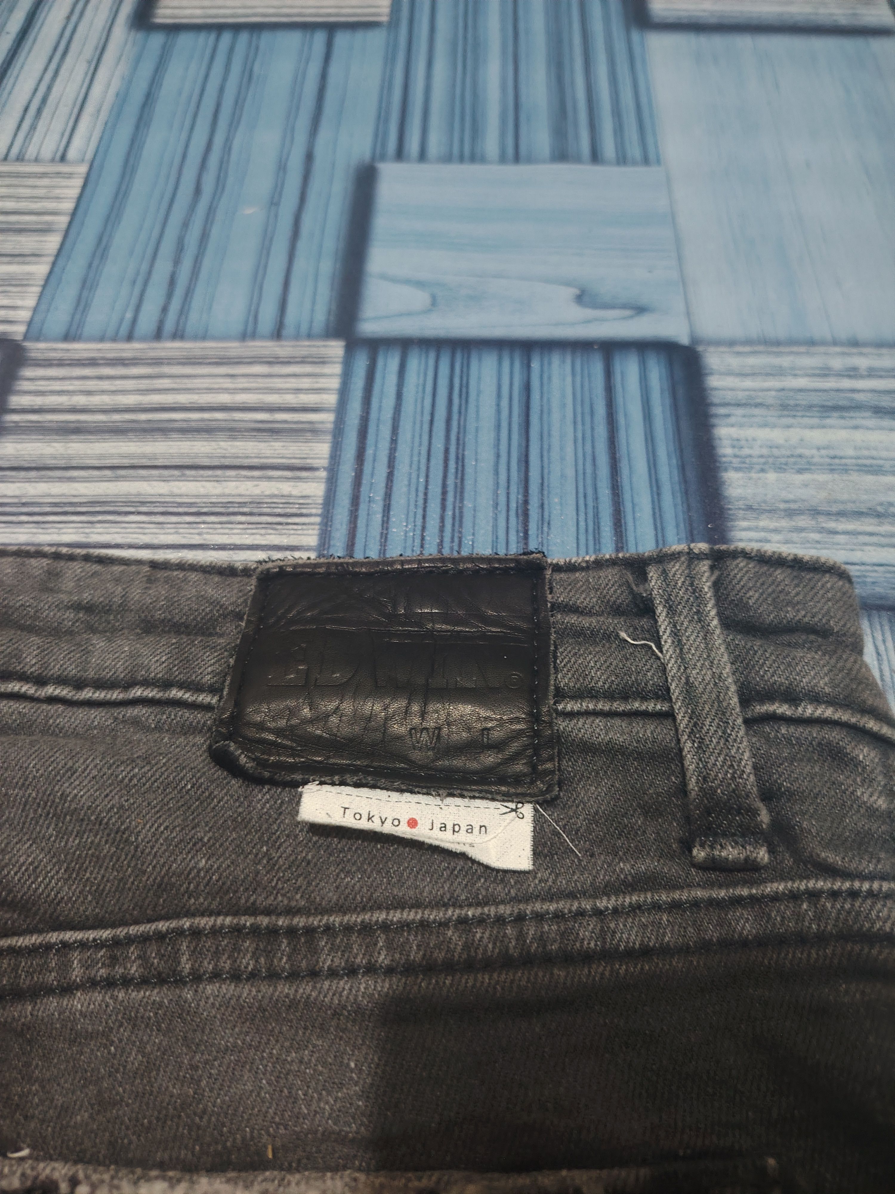 If Six Was Nine Japanese Edwin stretch Distressed Jeans Size US 31 - 24 Thumbnail