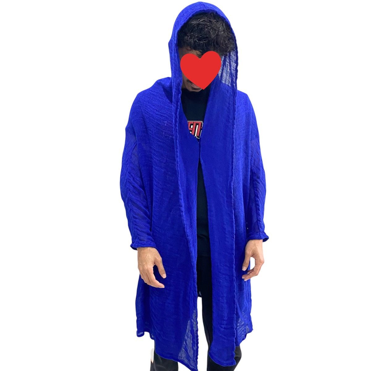 Yohji Yamamoto Y’s Yohji Yamamoto Royal Blue Longline Hooded Cardigan Size M / US 6-8 / IT 42-44 - 1 Thumbnail